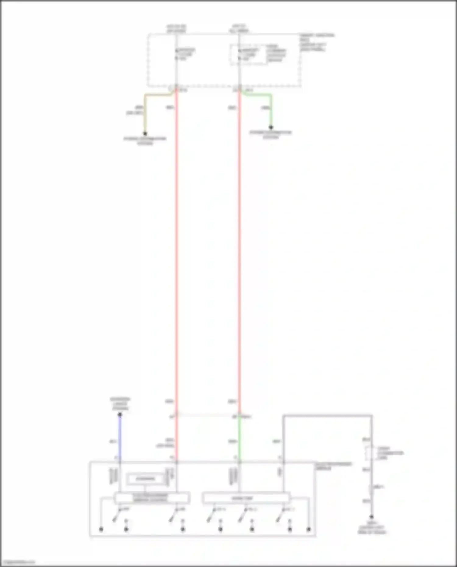 Wiring diagram electrochromic mirror for Kia K5 I facelift (2013-2015) (2 of 5)