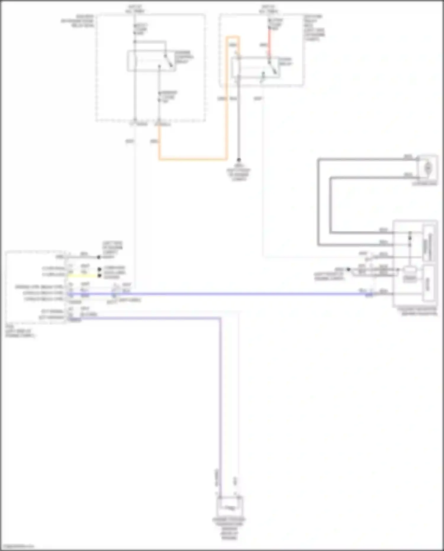 Wiring diagram engine coolant temperature sensor for Kia K5 I facelift (2013-2015) (4 of 10)