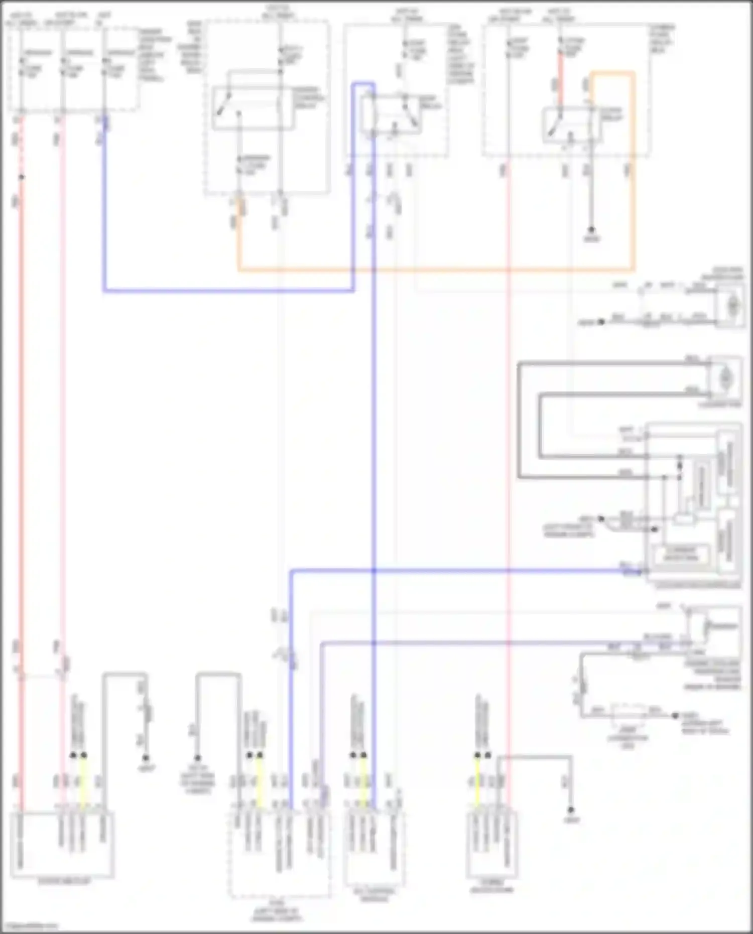 Wiring diagram module 7 fuse for Kia K5 I facelift (2013-2015)