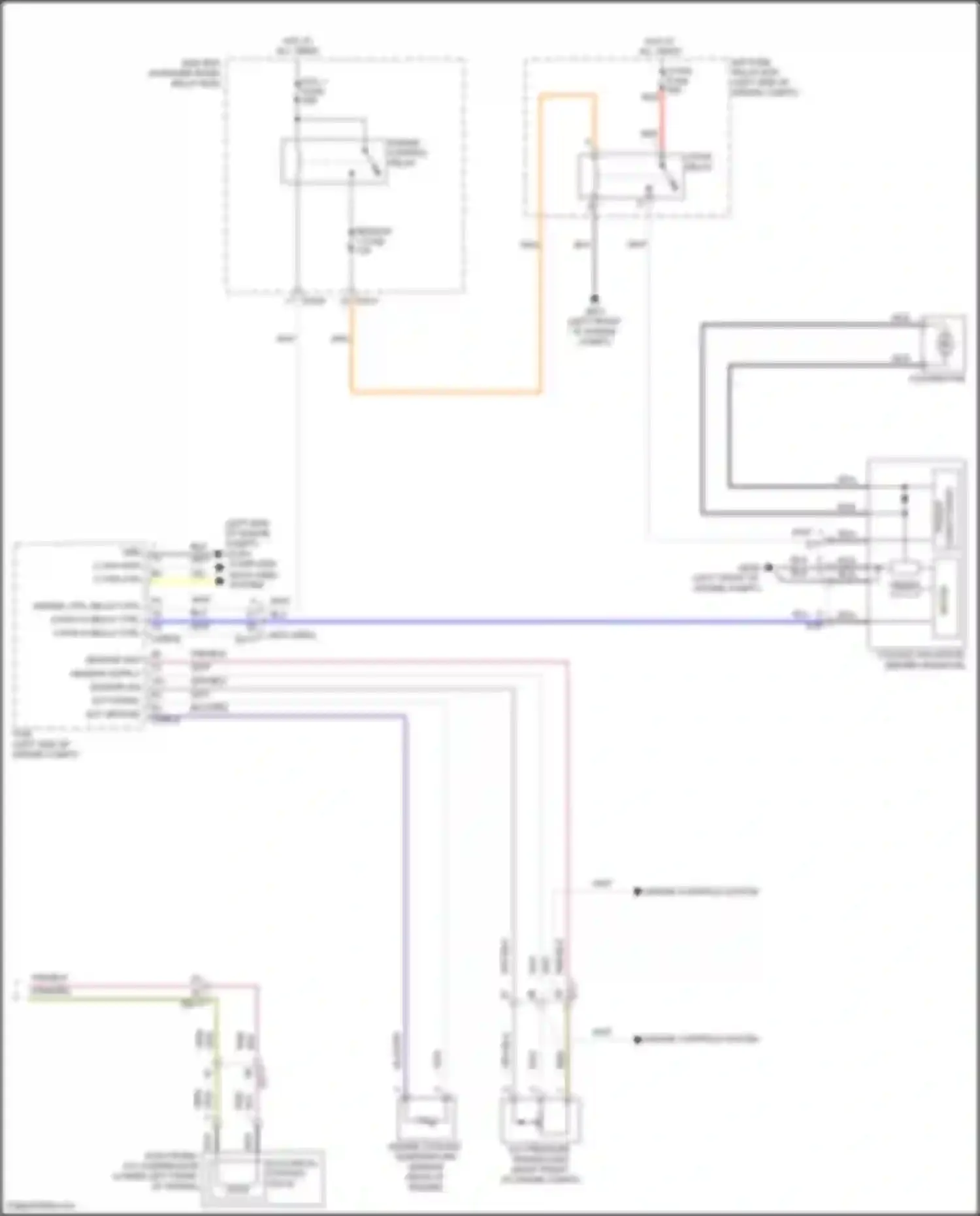 Wiring diagram ect signal for Kia K5 I facelift (2013-2015)