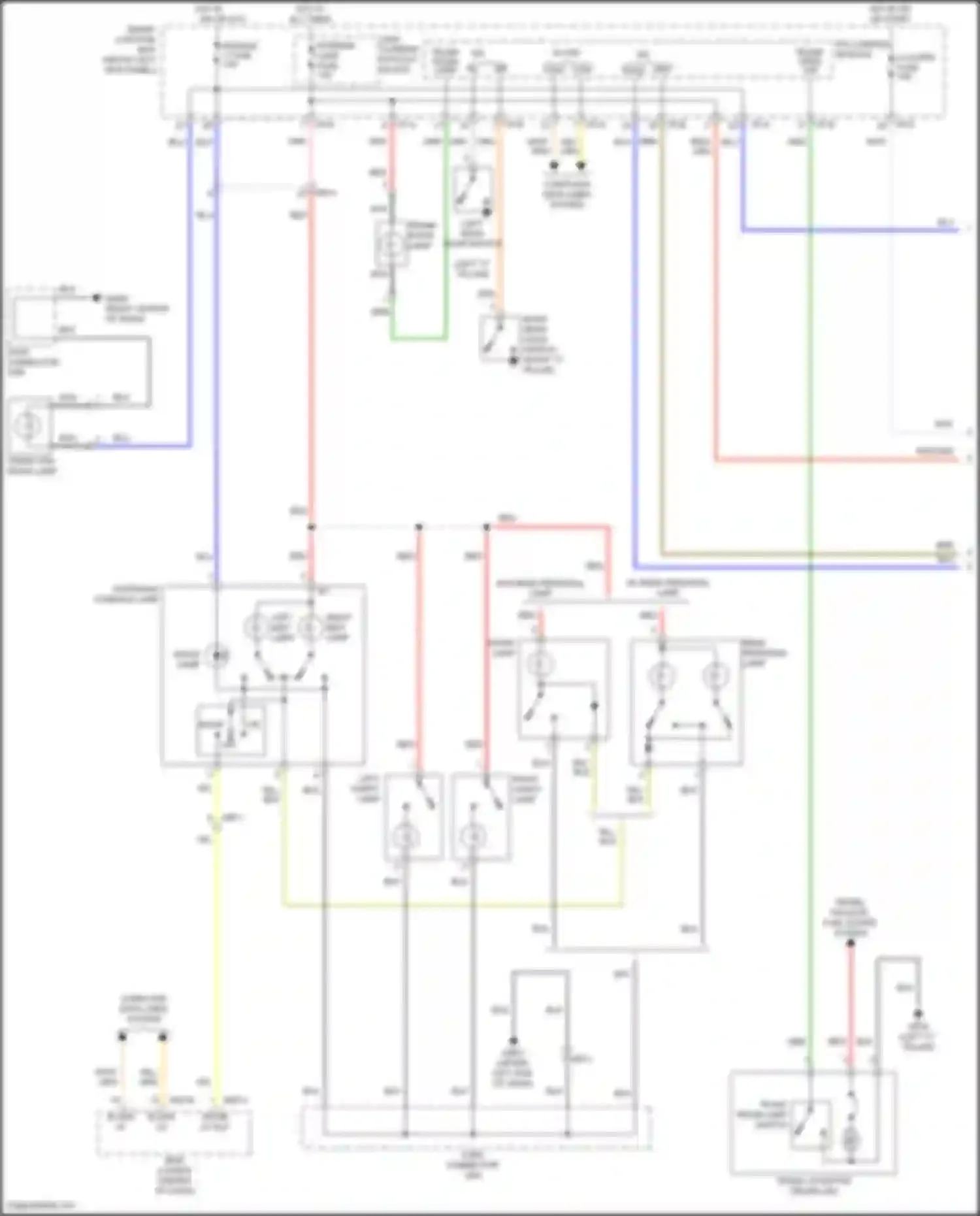 Wiring diagram map sensor 2 for Kia K5 I facelift (2013-2015)