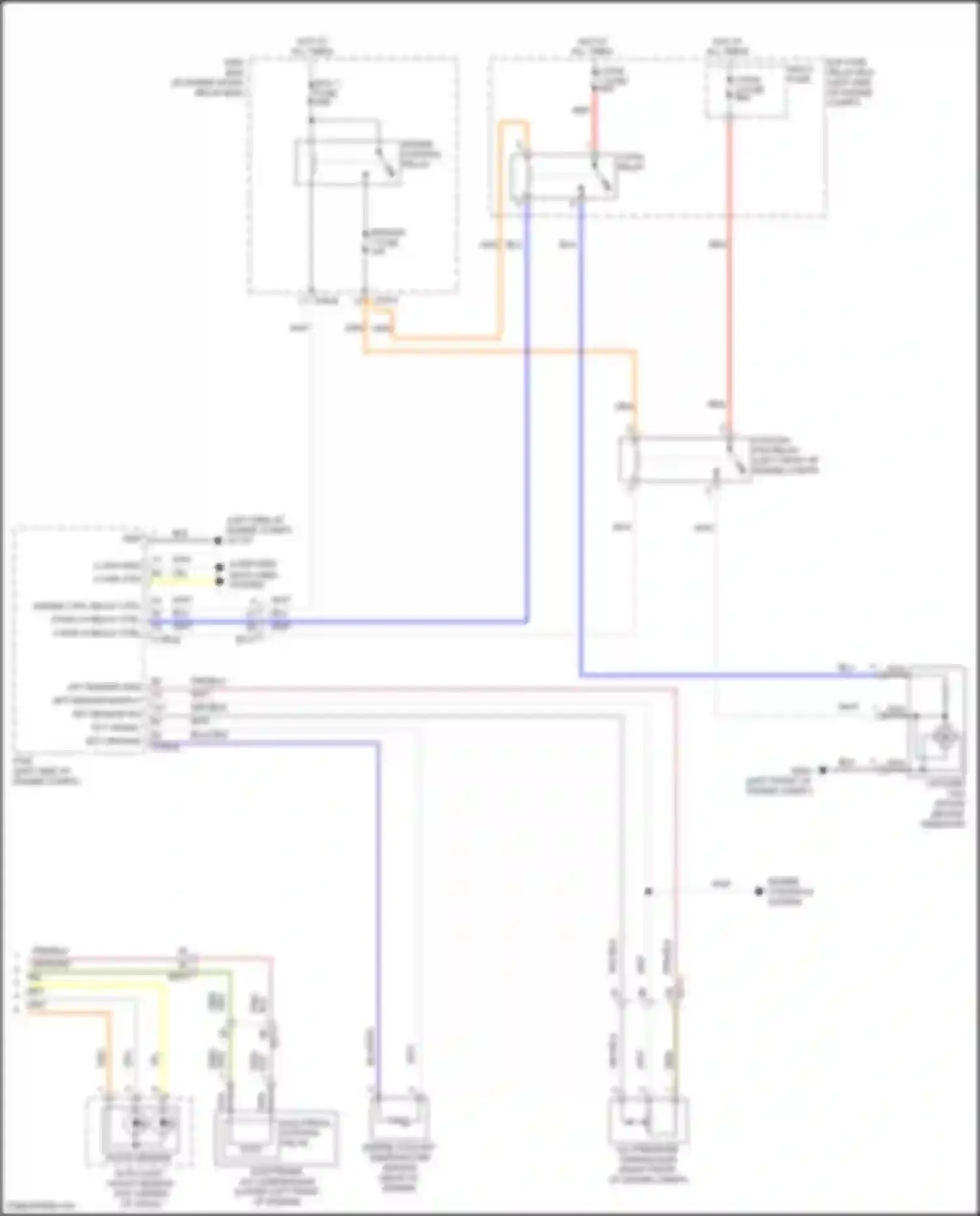 Wiring diagram ect signal for Kia K5 I facelift (2013-2015)