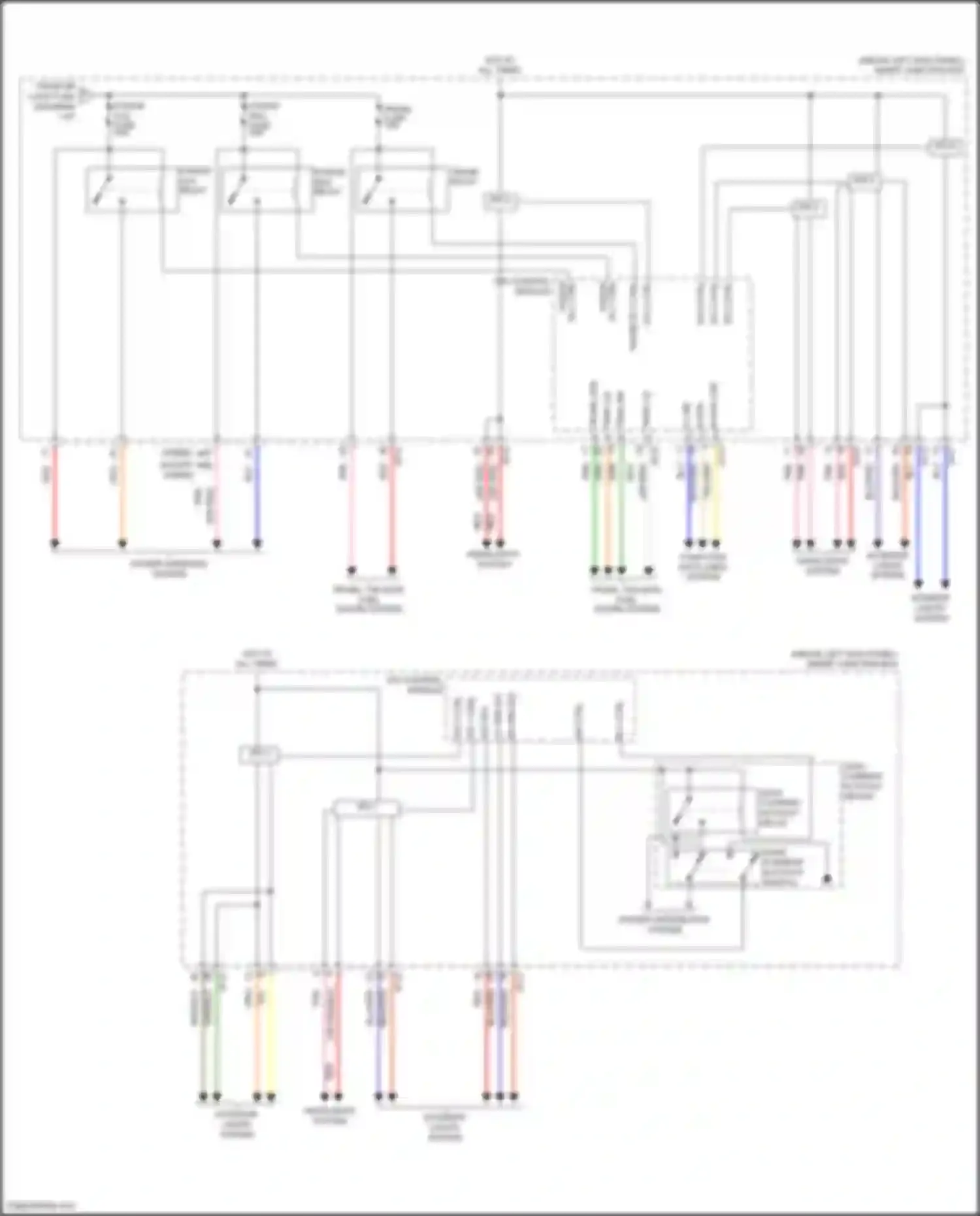 Wiring diagram computer data lines system for Kia K5 I facelift (2013-2015)