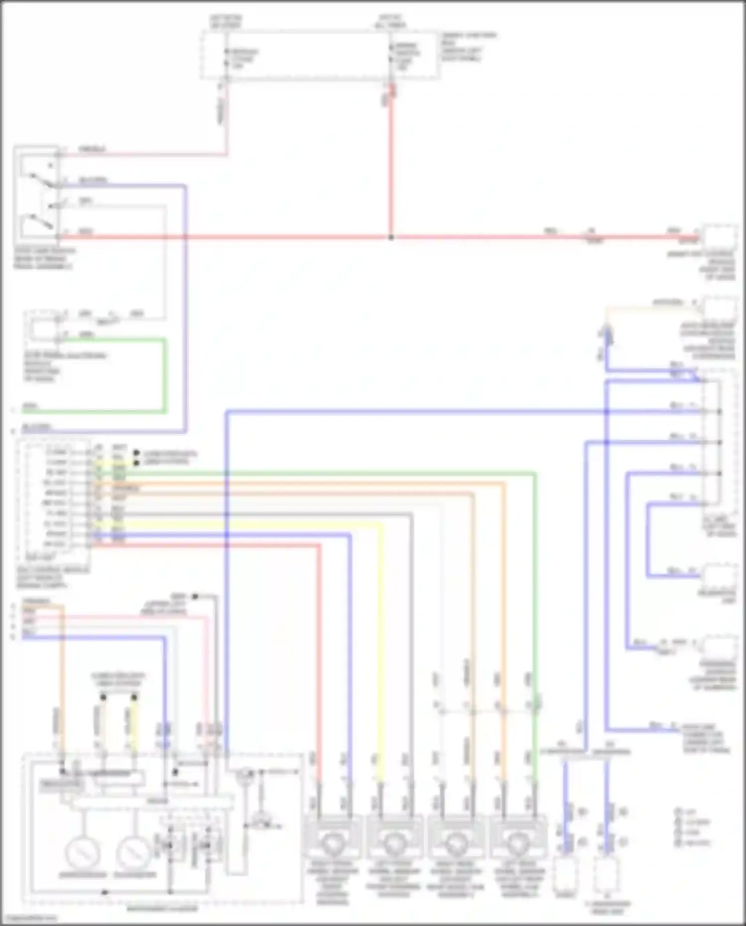 Wiring diagram data link connector for Kia K5 I facelift (2013-2015)