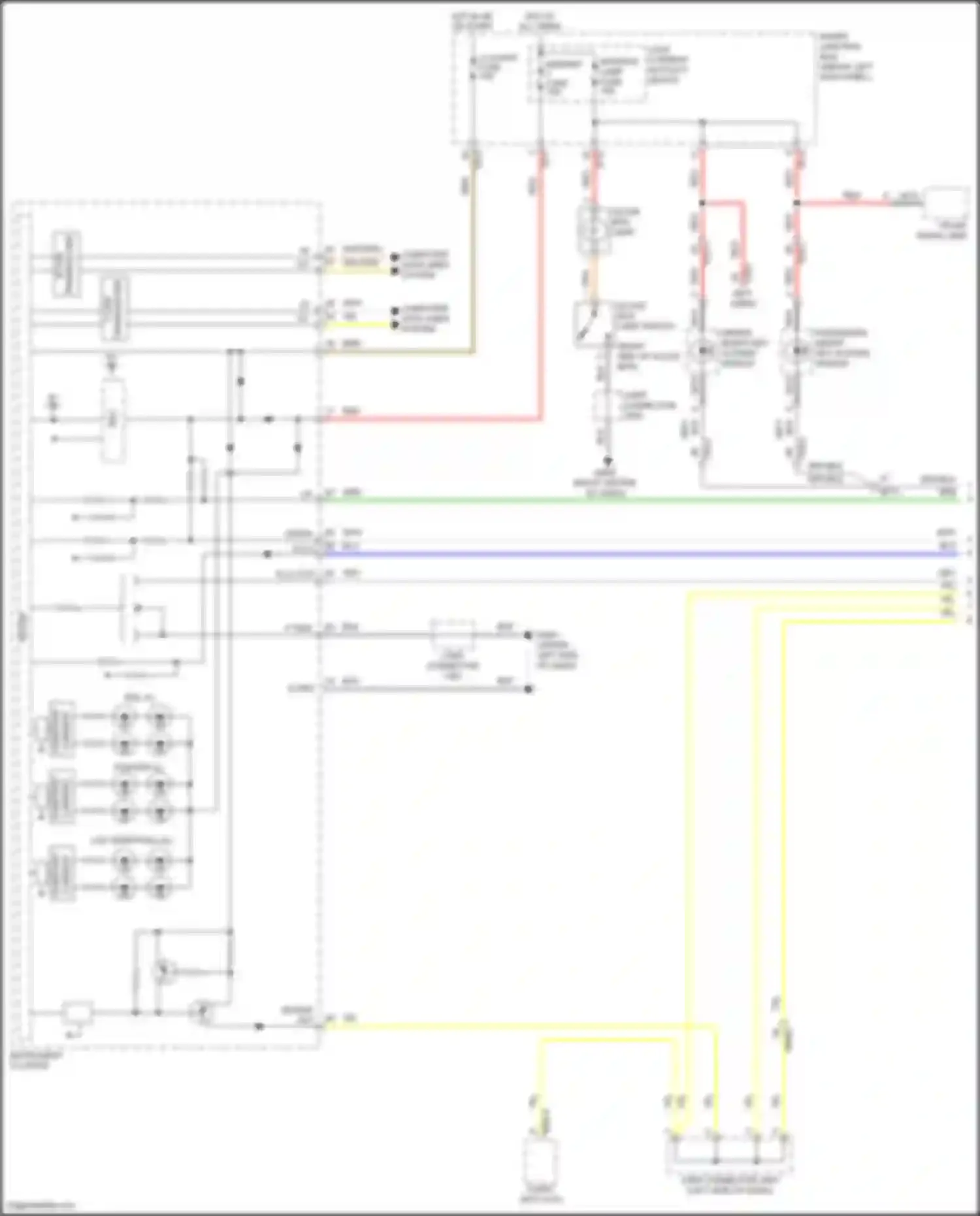 Wiring diagram pointer ill for Kia K5 I facelift (2013-2015)
