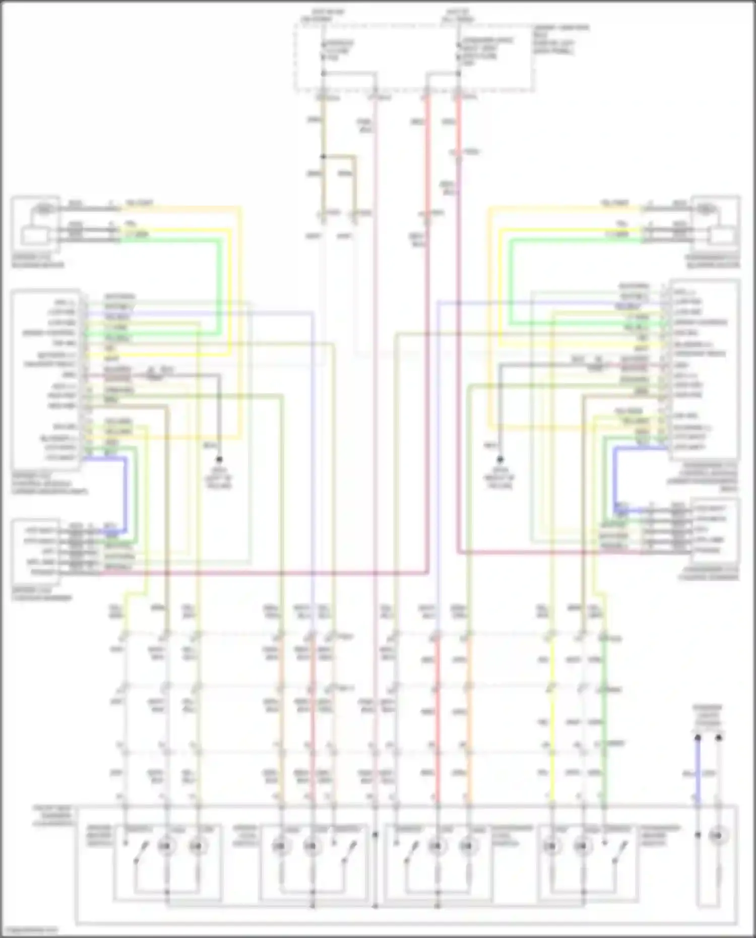 Wiring diagram module 4 fuse for Kia K5 I facelift (2013-2015)