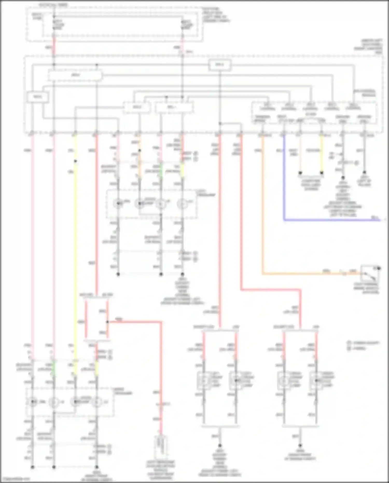 Wiring diagram computer data lines system for Kia K5 I facelift (2013-2015)