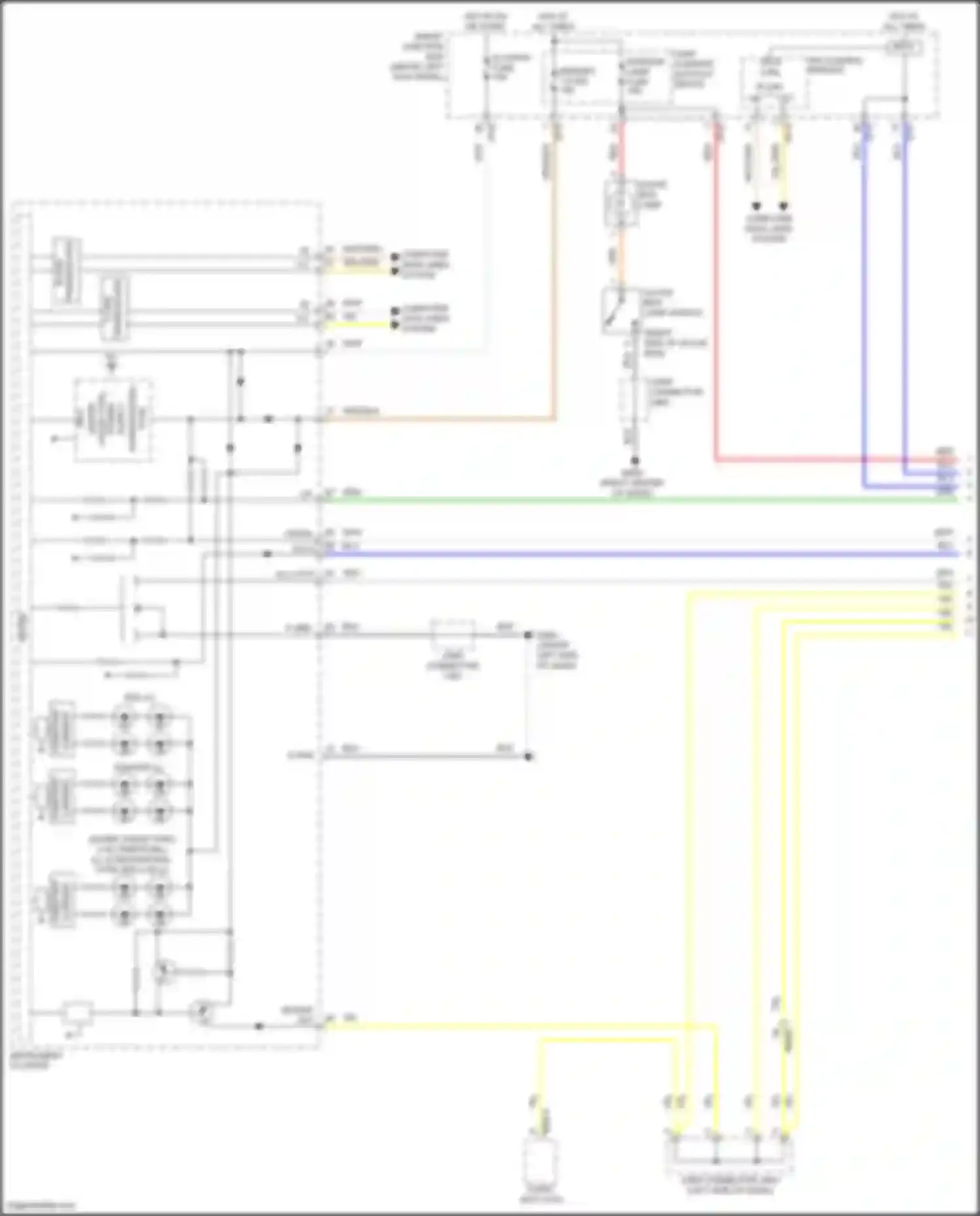 Wiring diagram module 3 fuse for Kia K5 I facelift (2013-2015)
