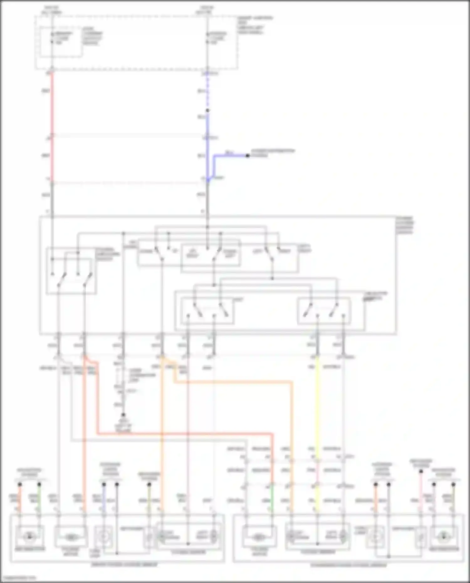 Wiring diagram navigation system for Kia K5 I facelift (2013-2015)