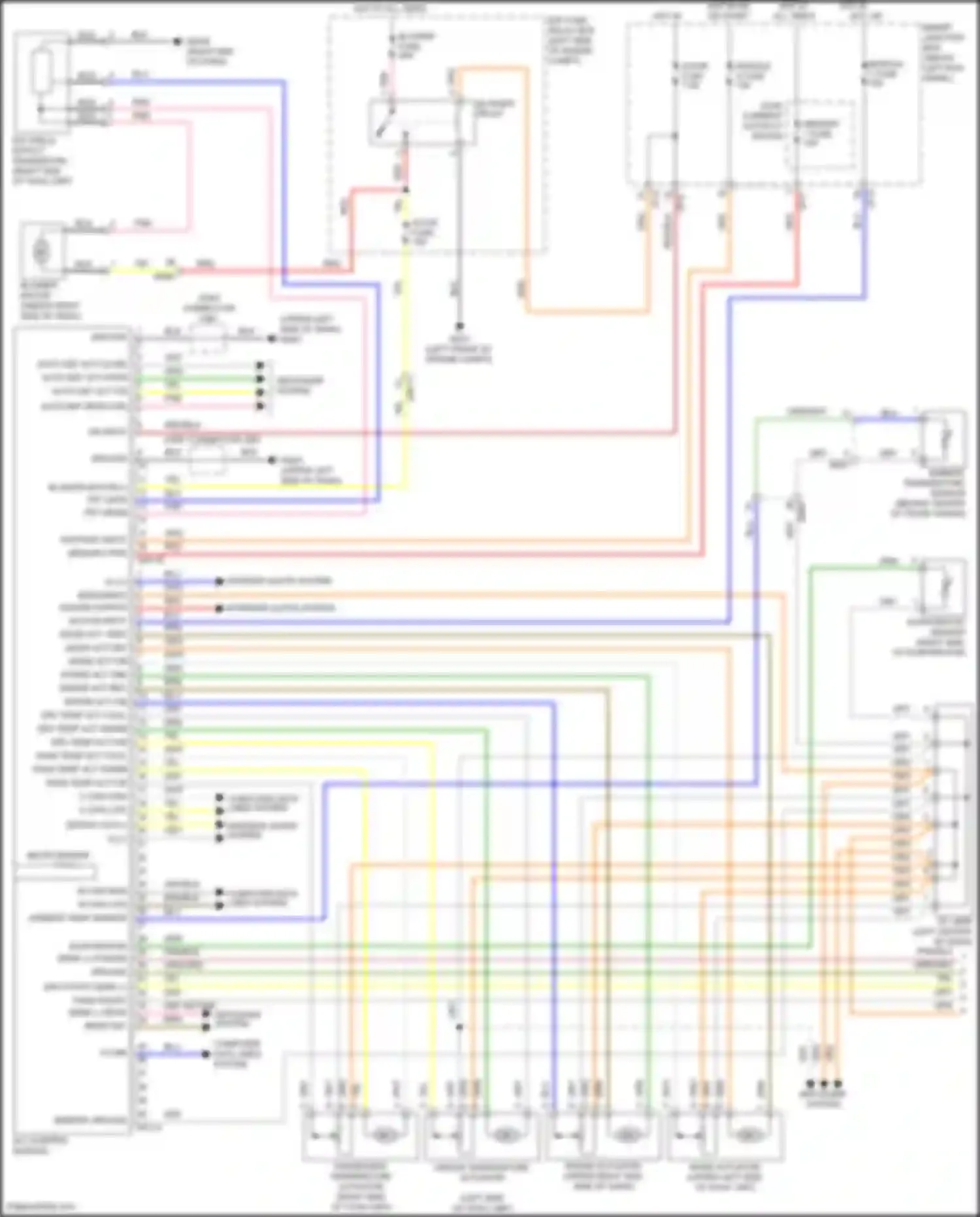 Wiring diagram acc/on input for Kia K5 I facelift (2013-2015)