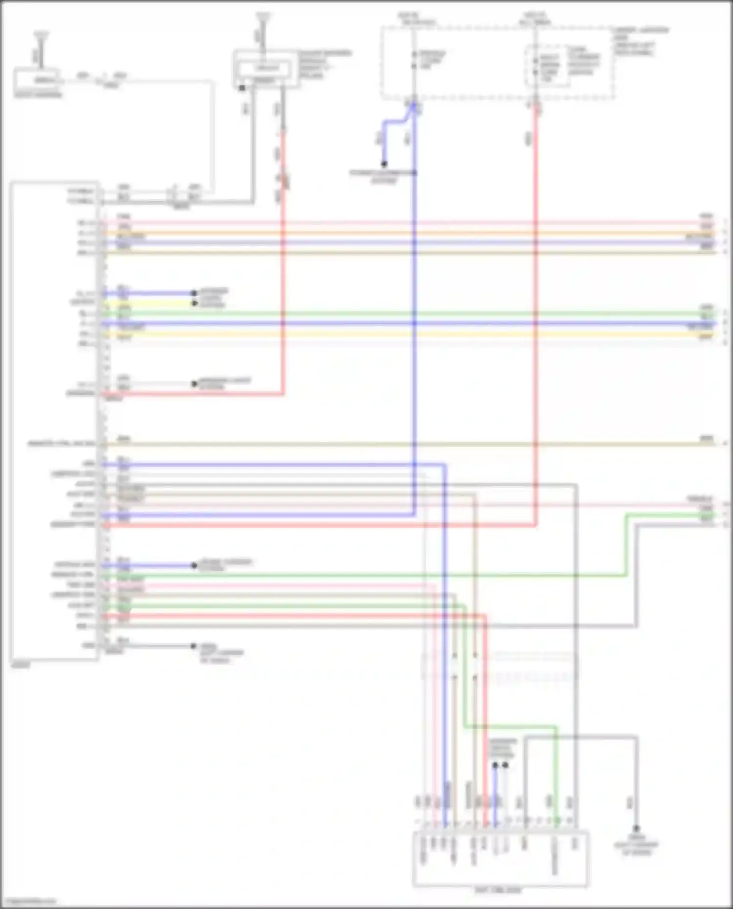 Wiring diagram remote ctrl sw sig for Kia K5 I facelift (2013-2015)