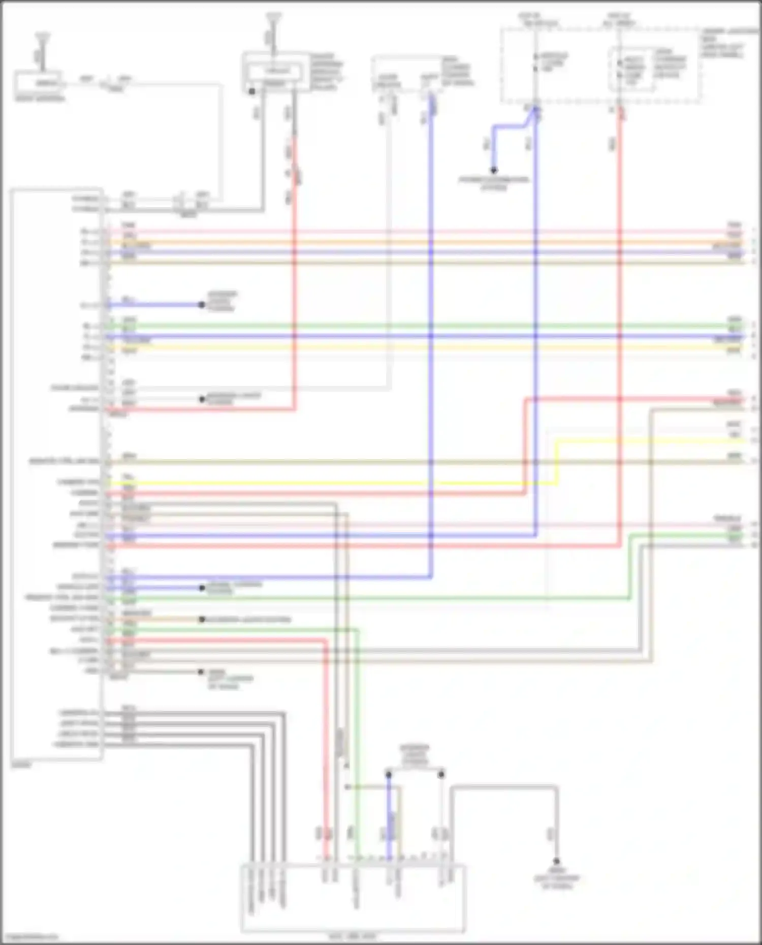 Wiring diagram remote ctrl sw sig for Kia K5 I facelift (2013-2015)