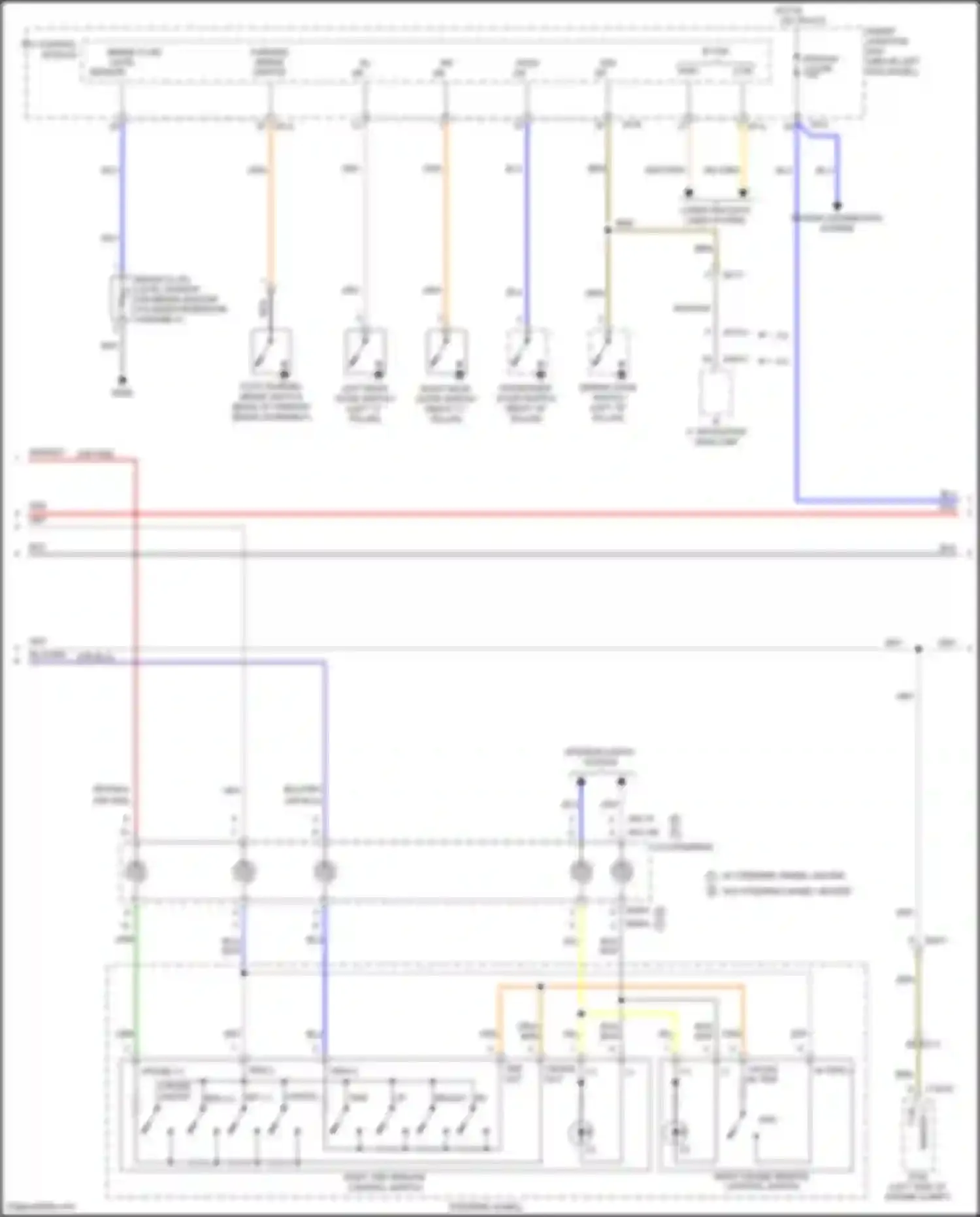 Wiring diagram cancel set- for Kia K5 I facelift (2013-2015)