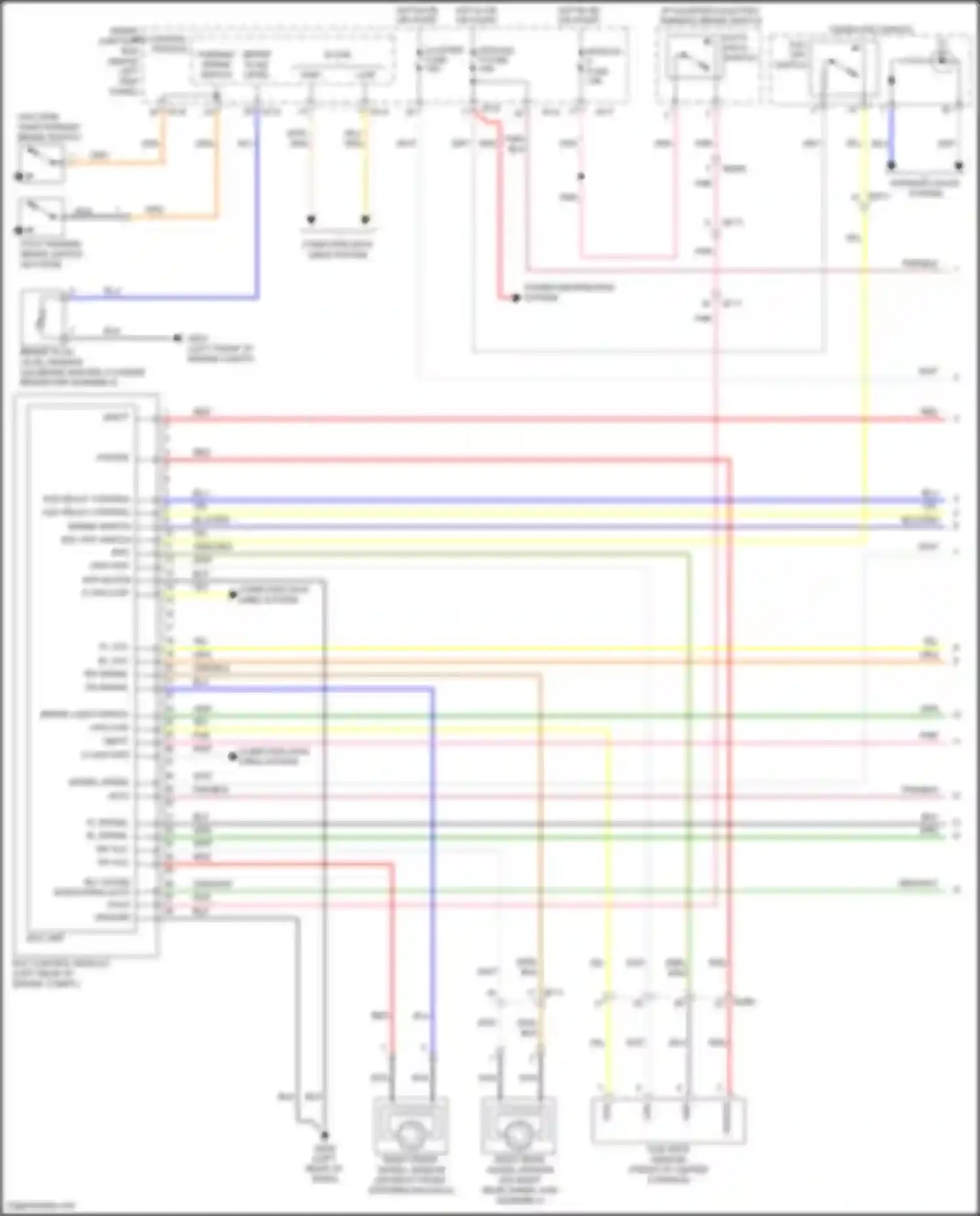 Wiring diagram ess relay control for Kia K5 I facelift (2013-2015)