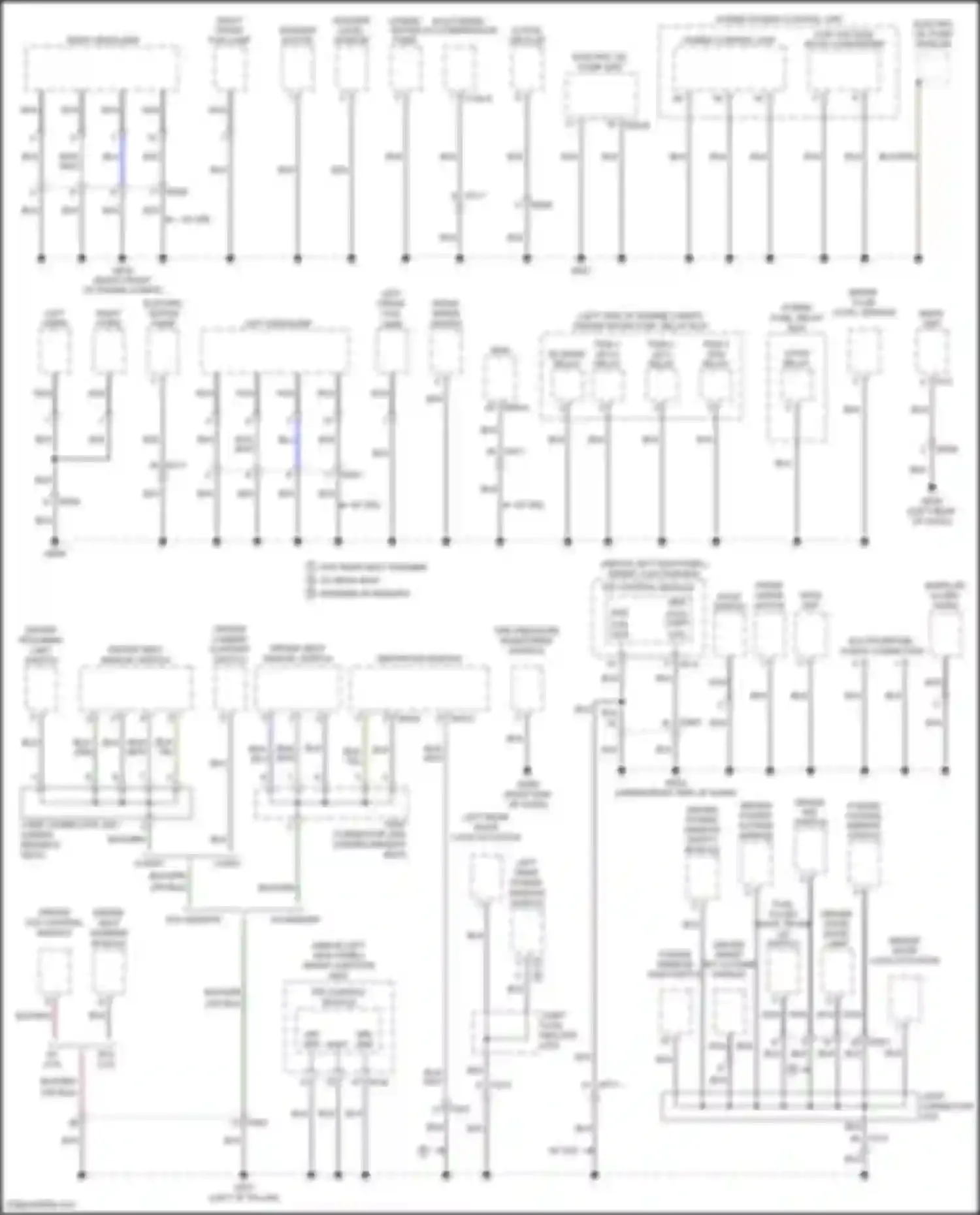 Wiring diagram multipurpose check connector for Kia K5 I facelift (2013-2015)