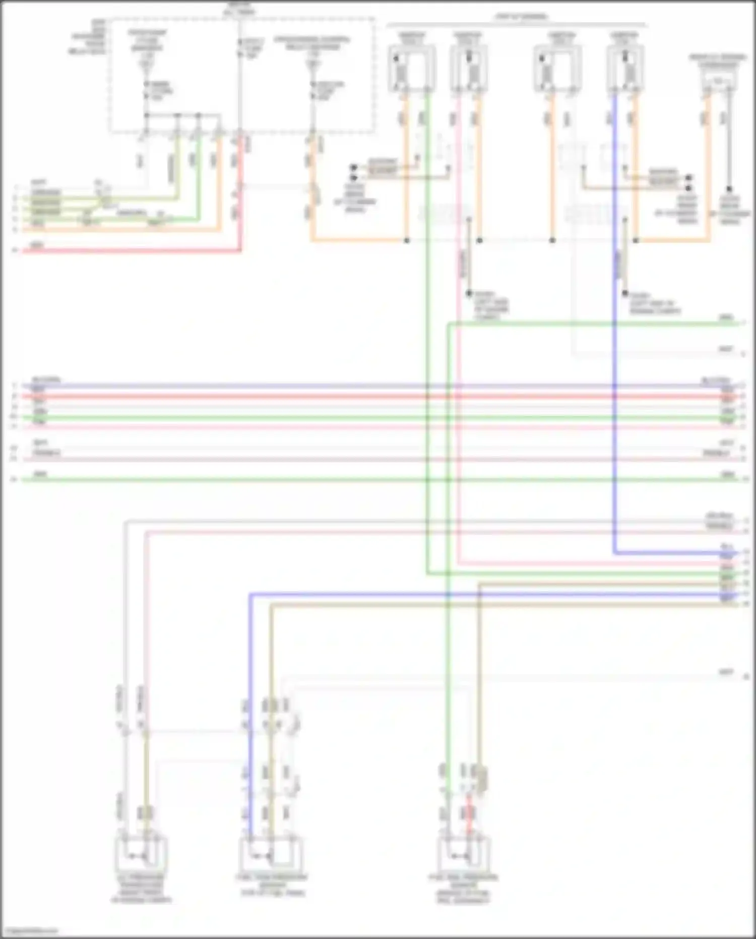 Wiring diagram ignition coil 2 for Kia K5 I facelift (2013-2015) (4 of 4)