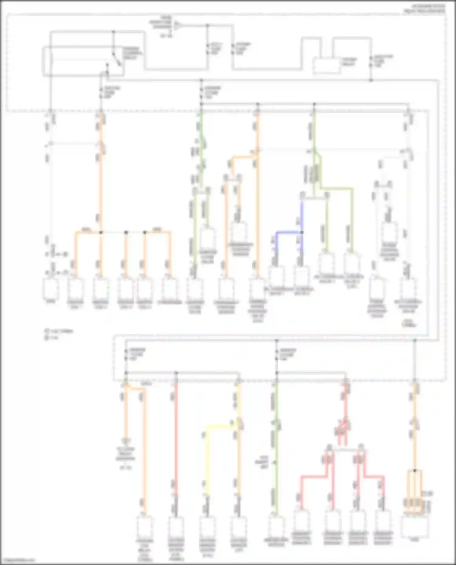 Wiring diagram w/o smart key for Kia K5 I facelift (2013-2015)