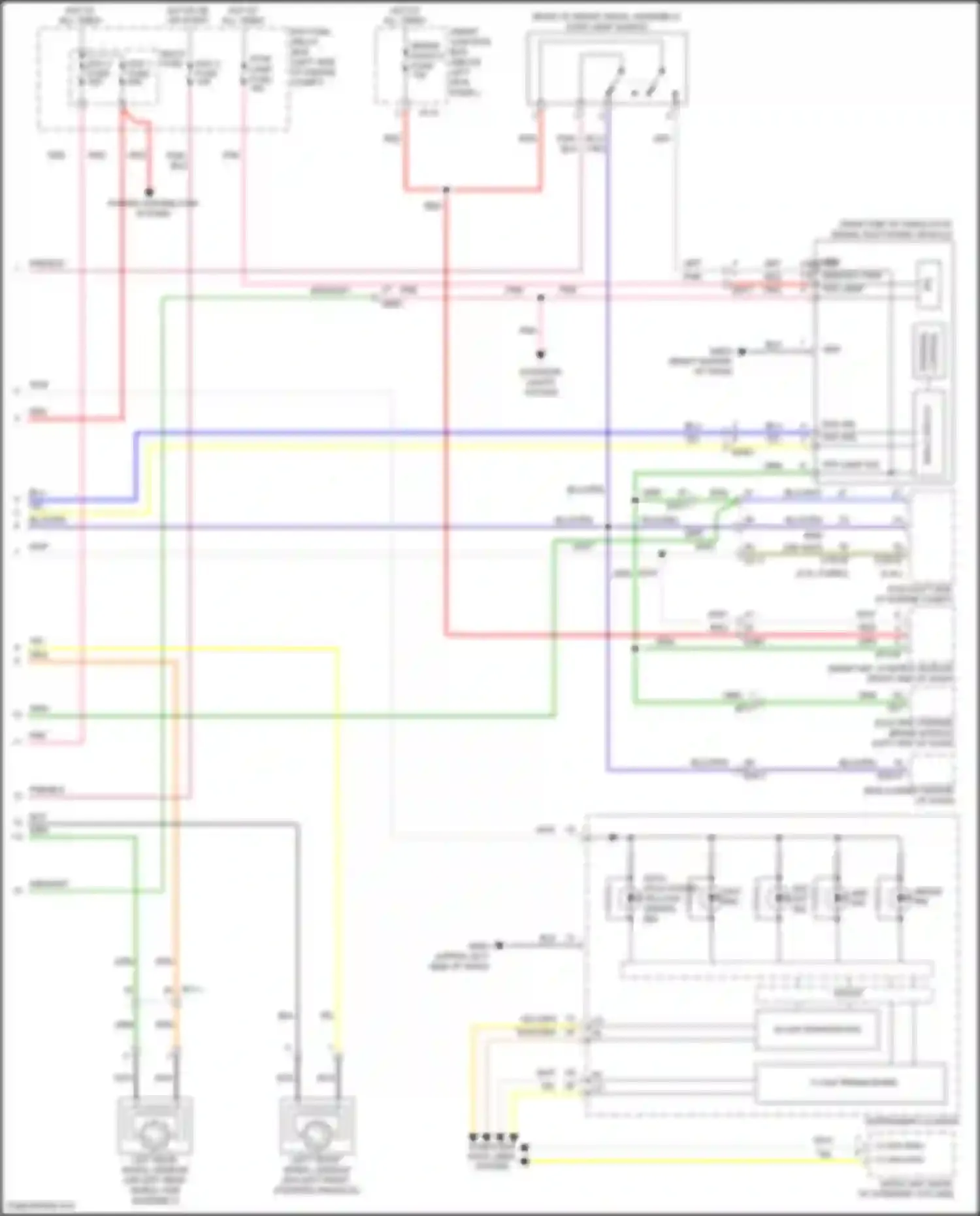Wiring diagram input circuit for Kia K5 I facelift (2013-2015) (2 of 8)