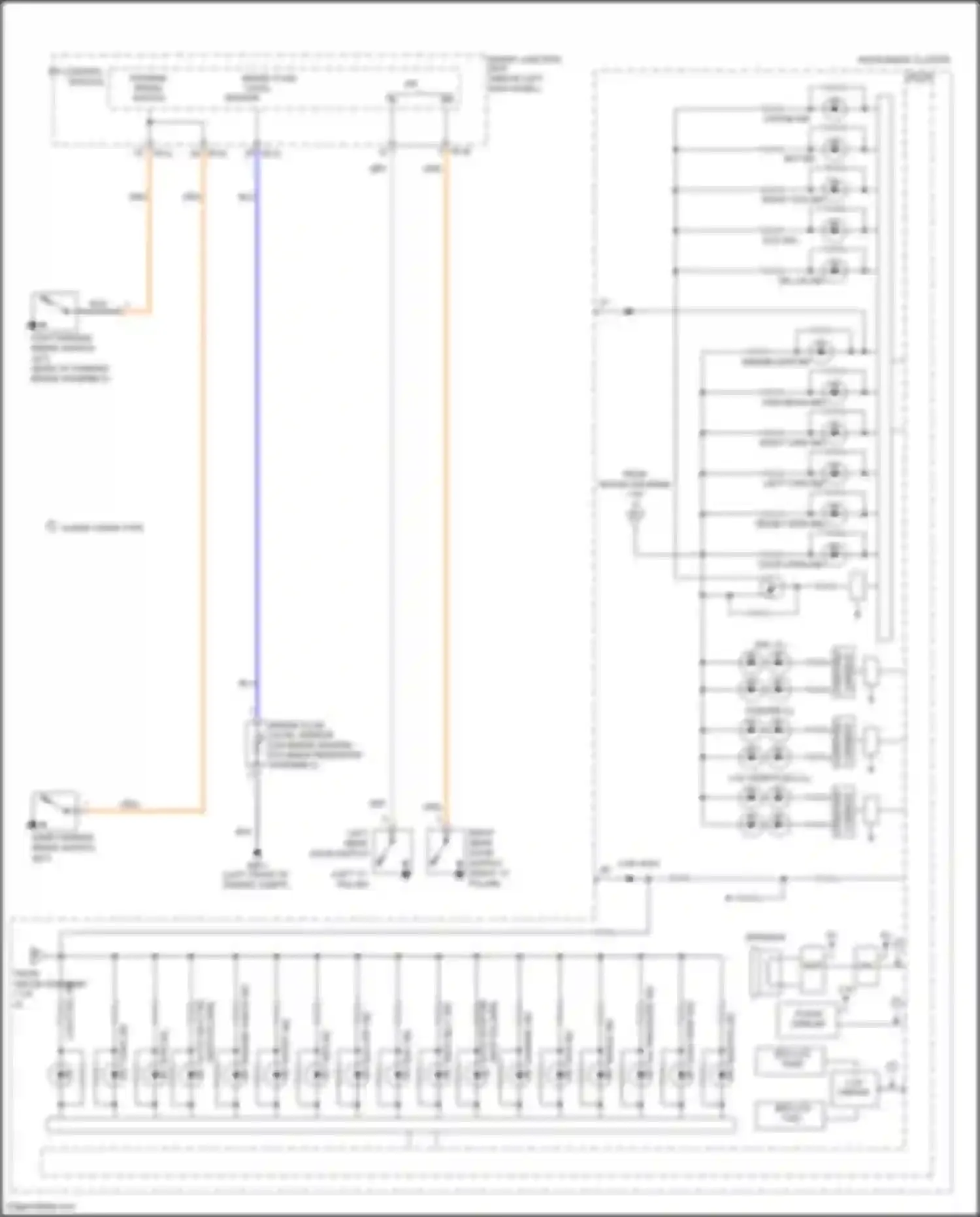 Wiring diagram pointer ill for Kia K5 I facelift (2013-2015)