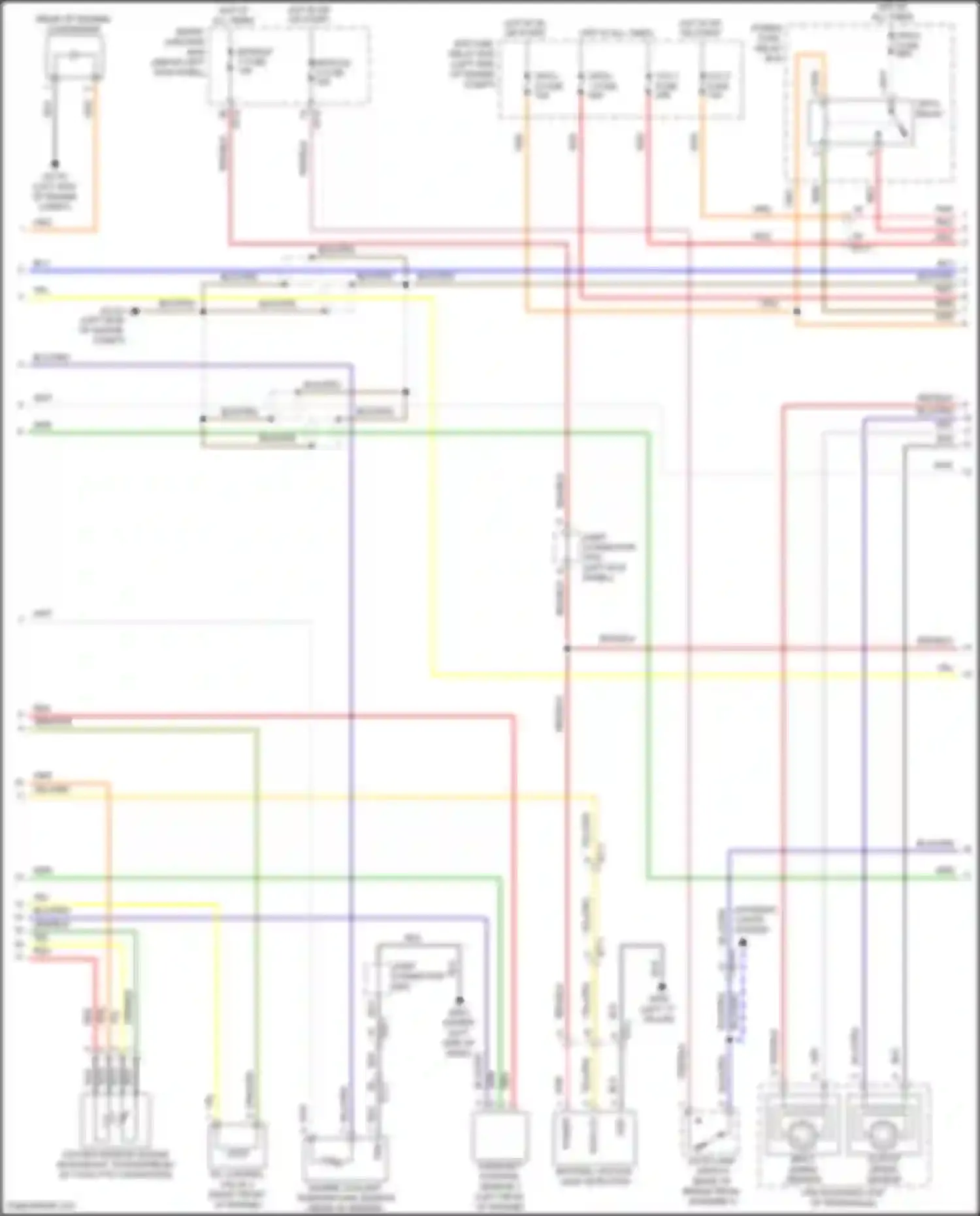 Wiring diagram left "c" pillar) for Kia K5 I facelift (2013-2015) (26 of 26)
