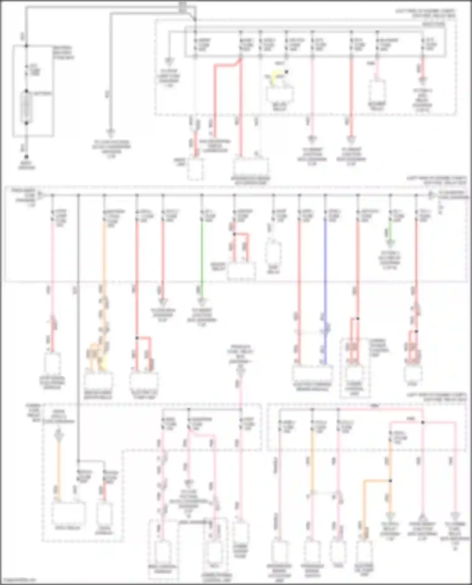 Wiring diagram multipurpose check connector for Kia K5 I facelift (2013-2015)