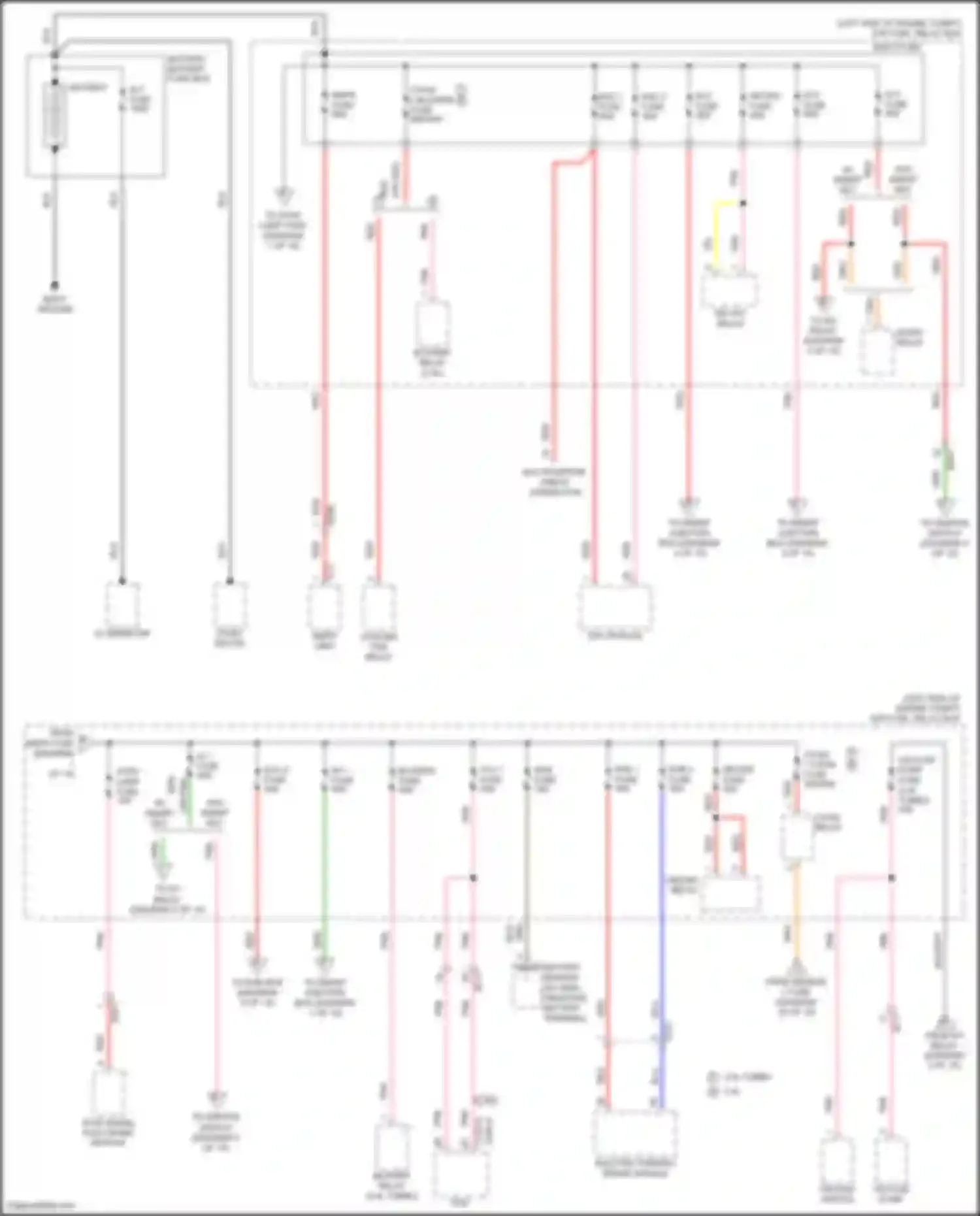 Wiring diagram multipurpose check connector for Kia K5 I facelift (2013-2015)