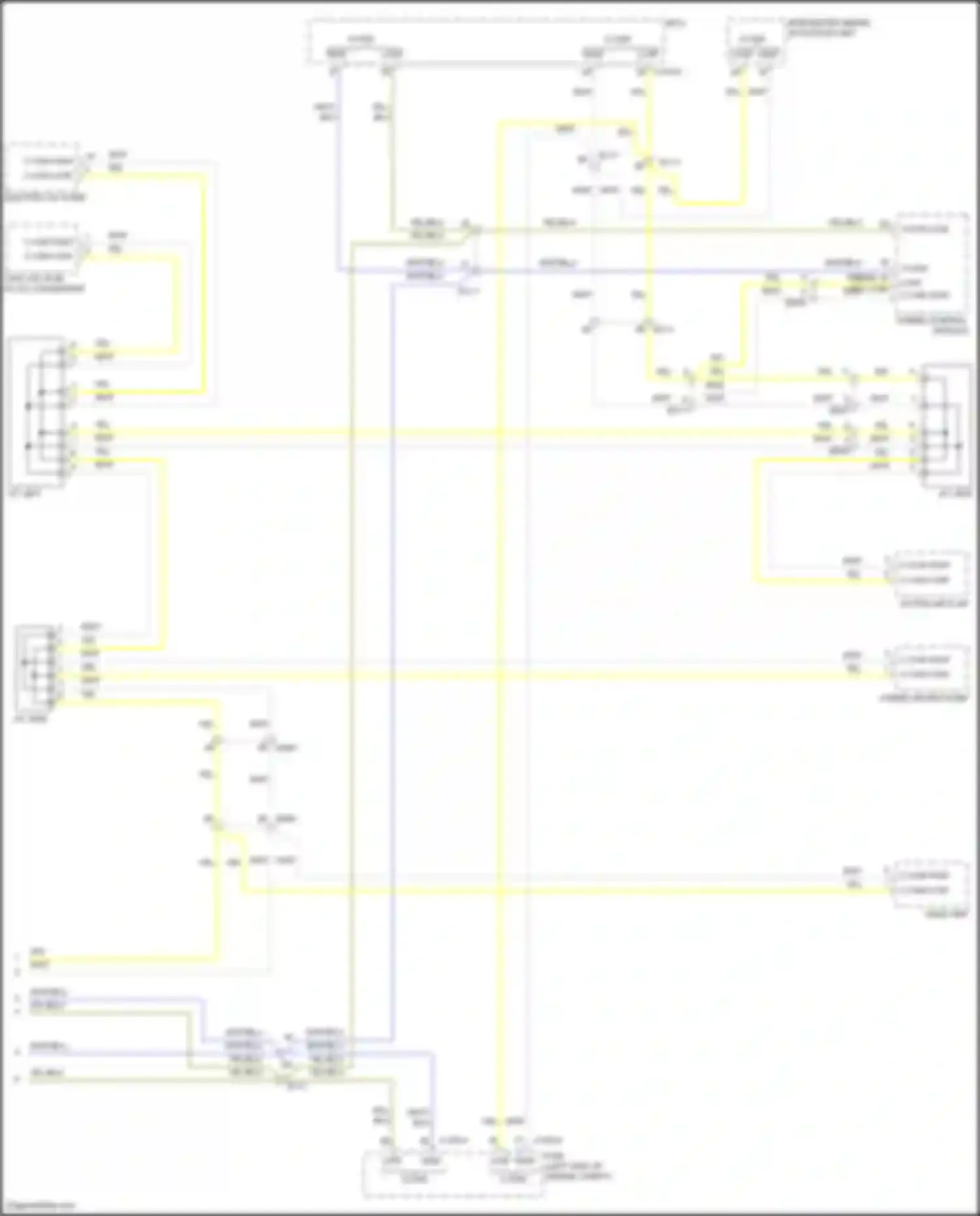 Wiring diagram low voltage dc-dc converter for Kia K5 I facelift (2013-2015) (2 of 5)