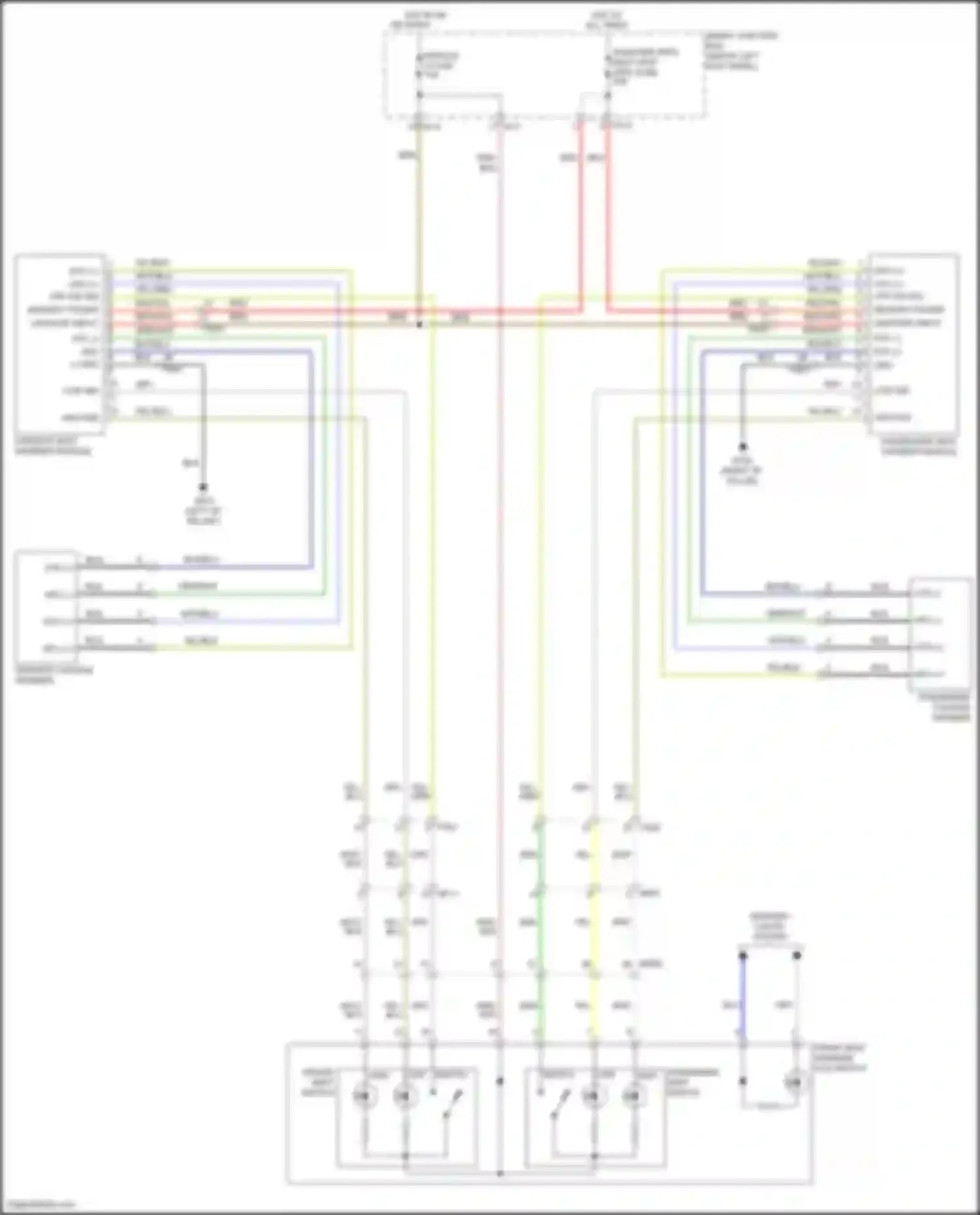 Wiring diagram memory power for Kia K5 I facelift (2013-2015) (5 of 19)