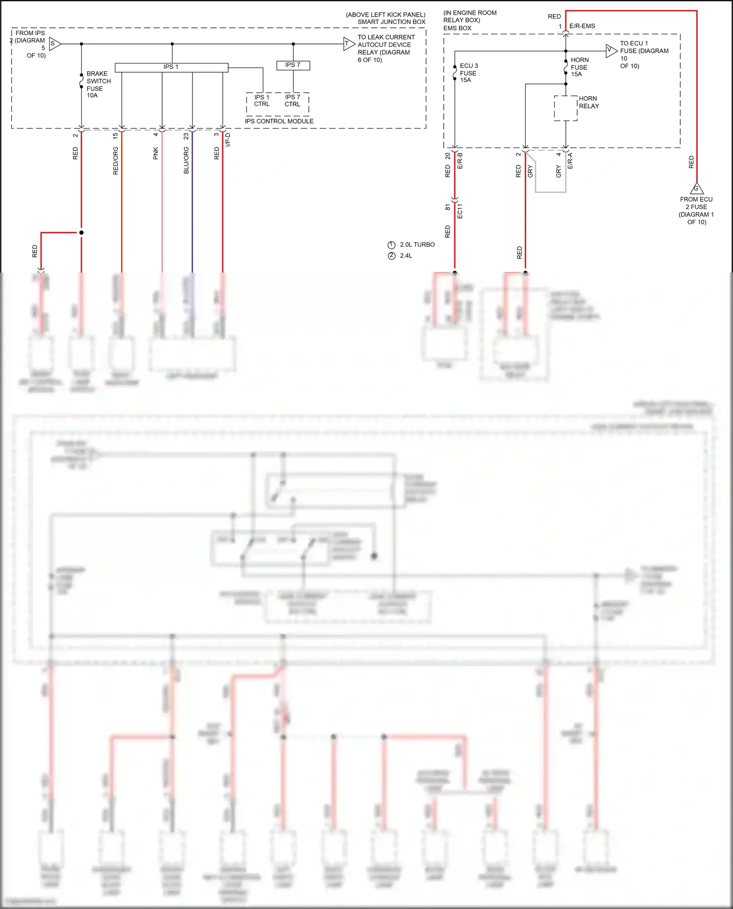 Kia K5 I facelift (2013-2015) nca wiring diagram  (25 of 120)