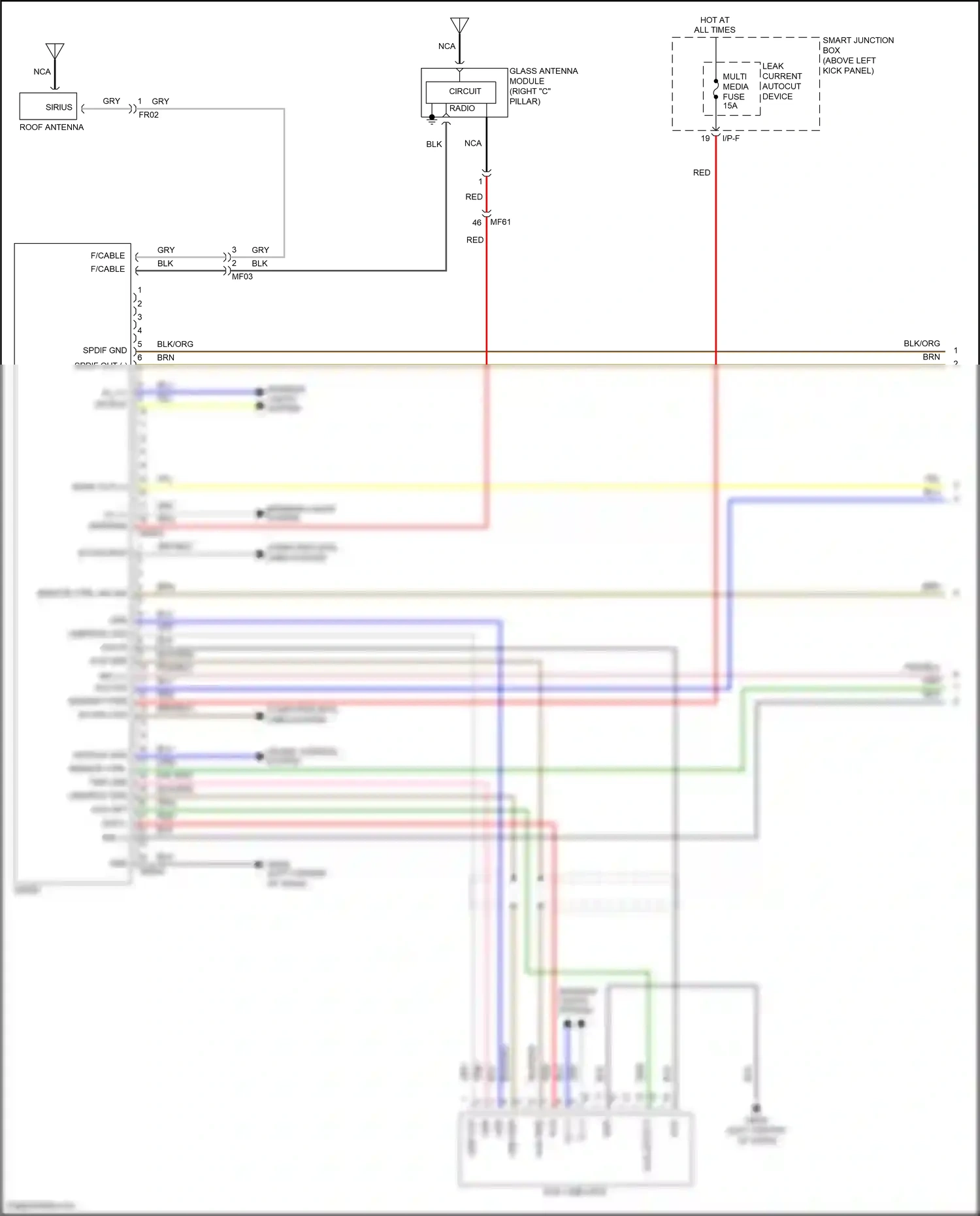 Kia K5 I facelift (2013-2015) nca wiring diagram  (79 of 120)