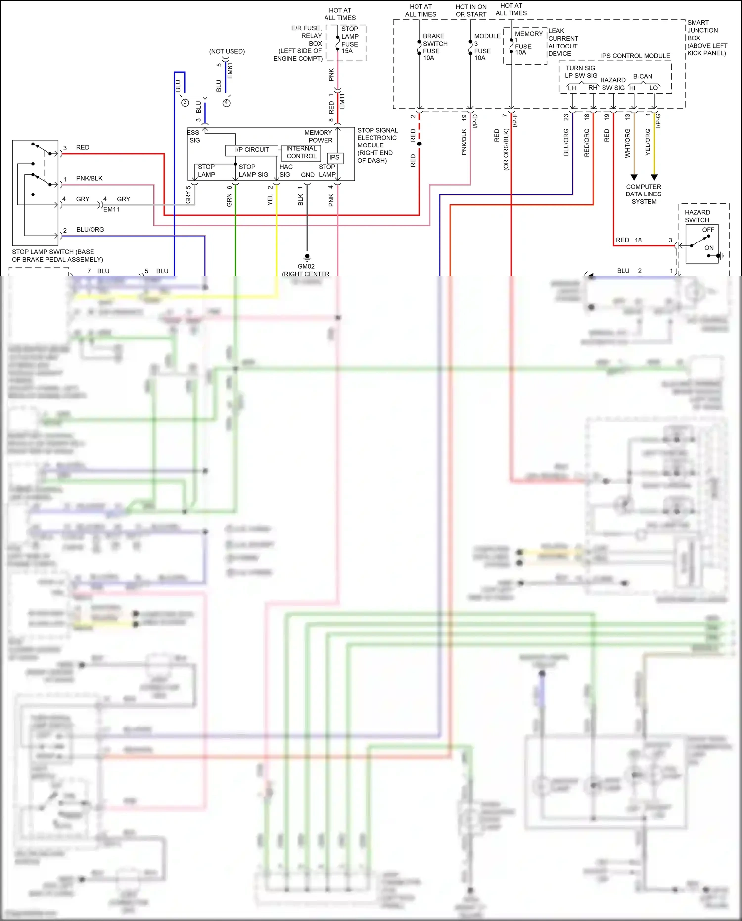 Kia K5 I facelift (2013-2015) nca wiring diagram  (72 of 120)