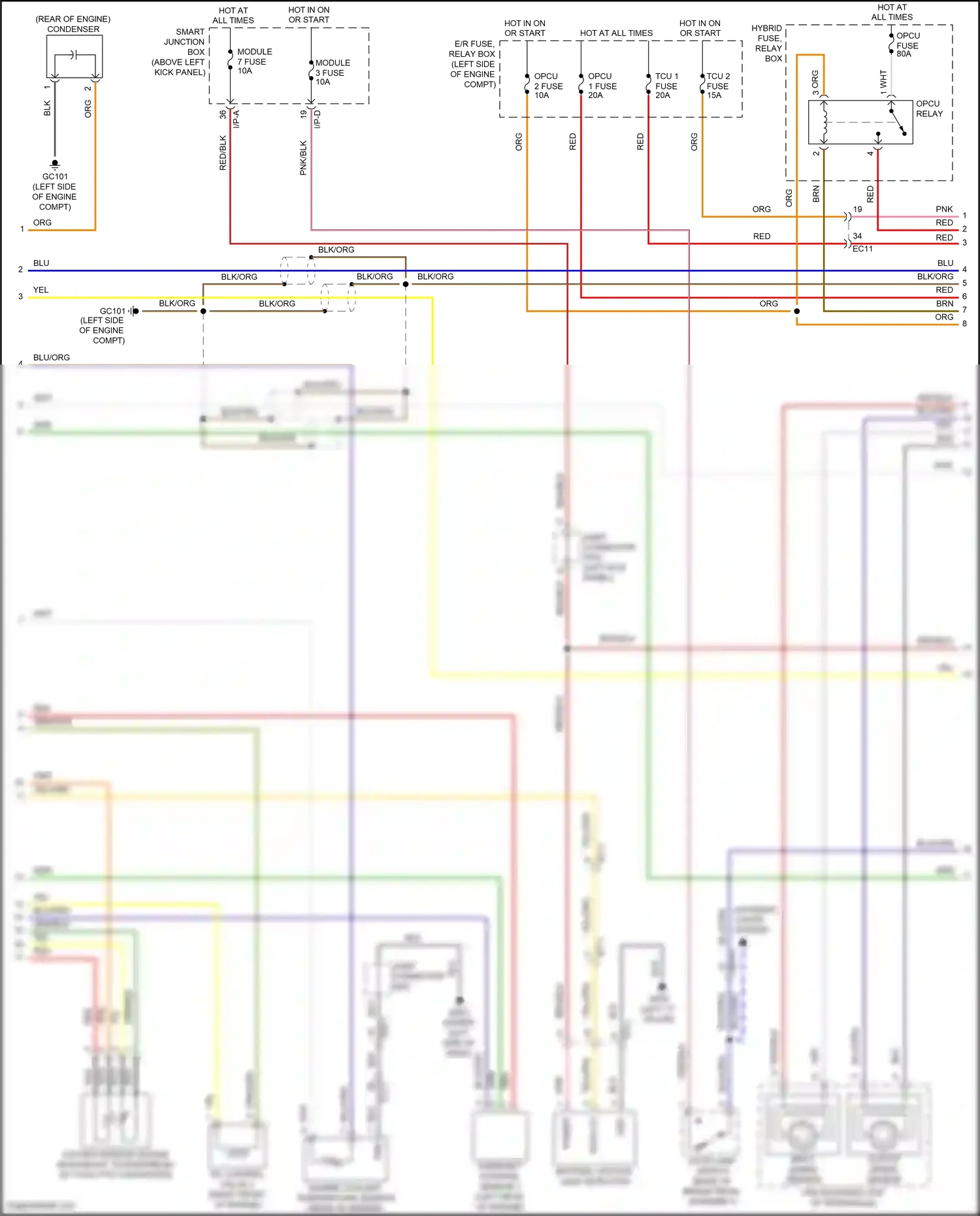 Kia K5 I facelift (2013-2015) nca wiring diagram  (119 of 120)