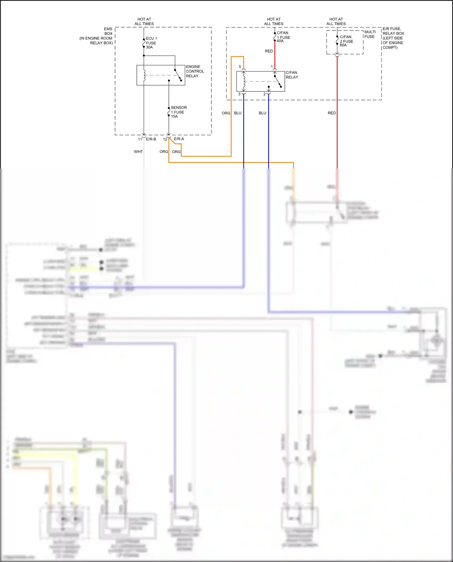 Kia K5 I facelift (2013-2015) nca wiring diagram  (102 of 120)