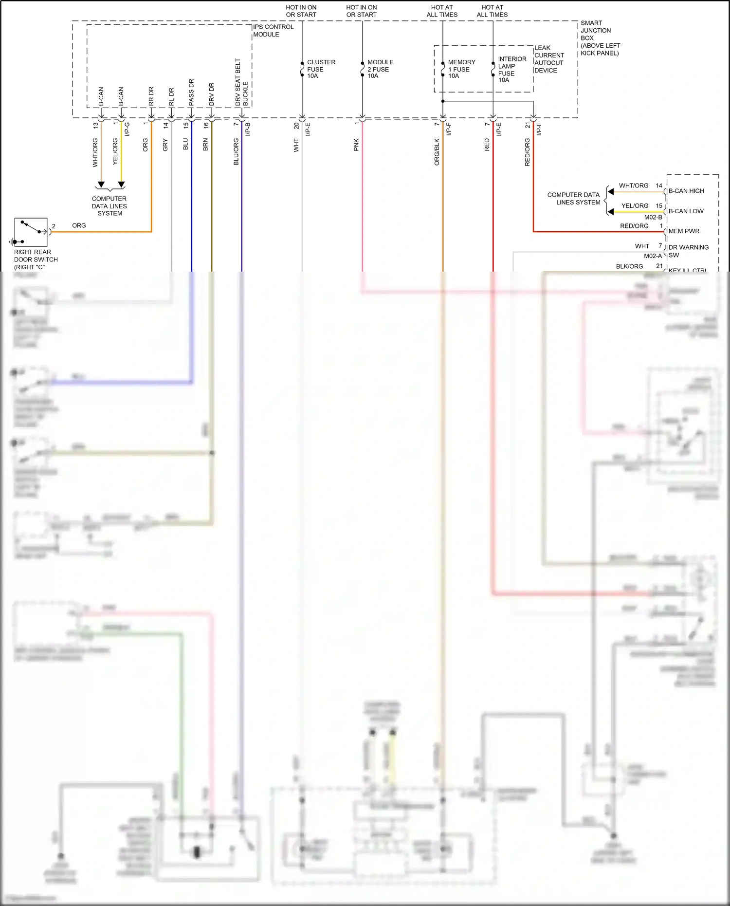 Kia K5 I facelift (2013-2015) nca wiring diagram  (57 of 120)