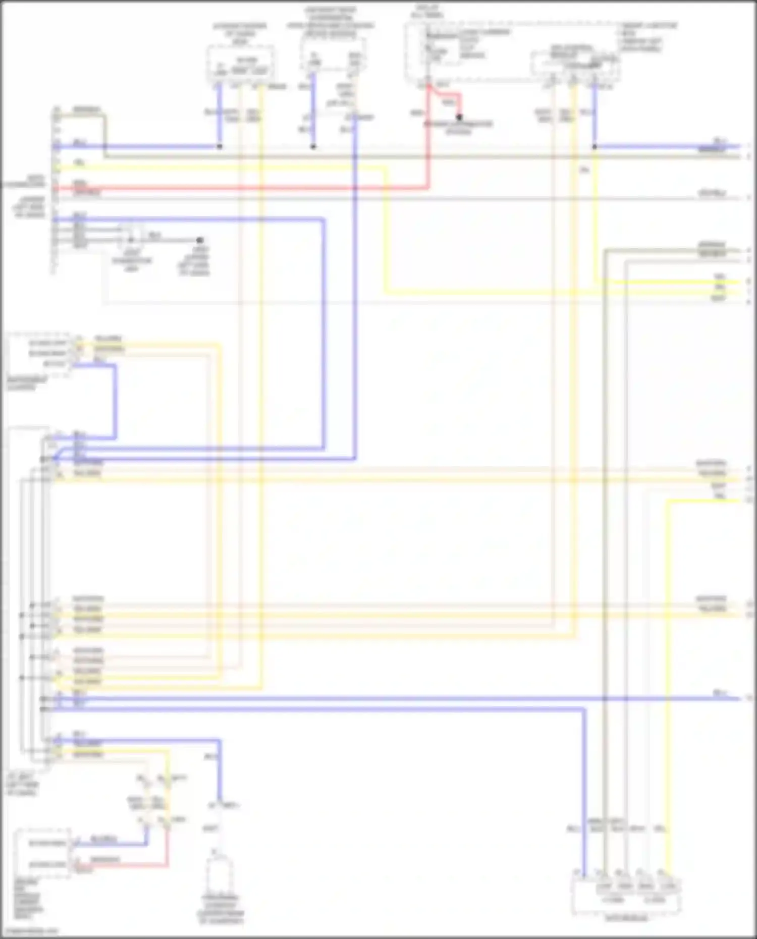 Wiring diagram power distribution system for Kia K5 I facelift (2013-2015) (4 of 40)