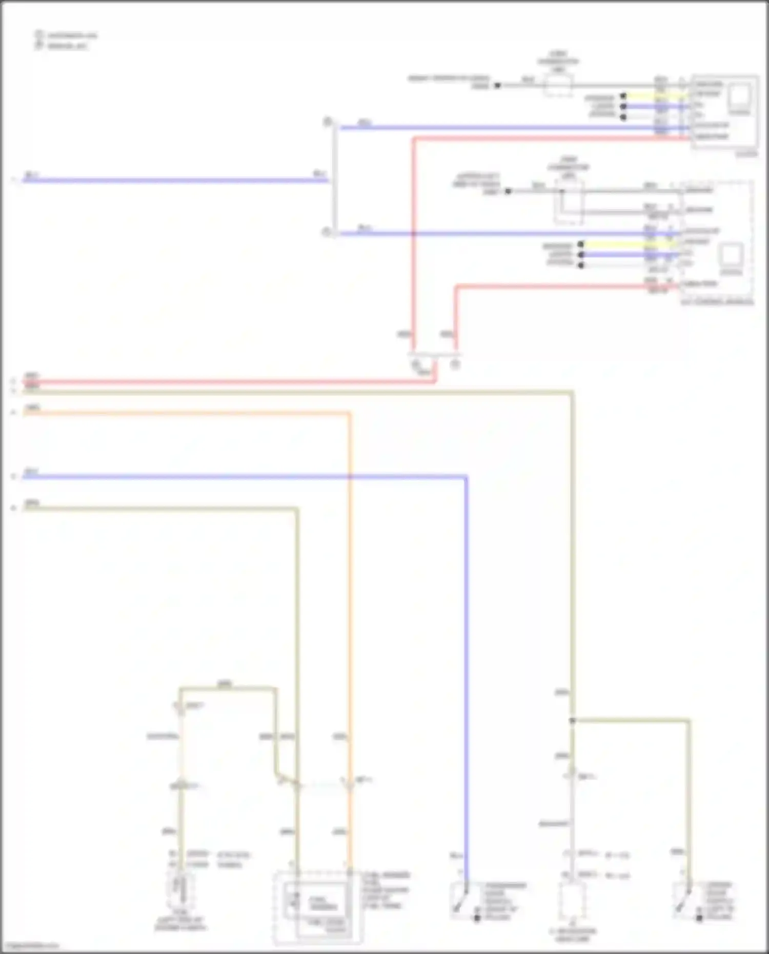 Wiring diagram mem pwr for Kia K5 I facelift (2013-2015)
