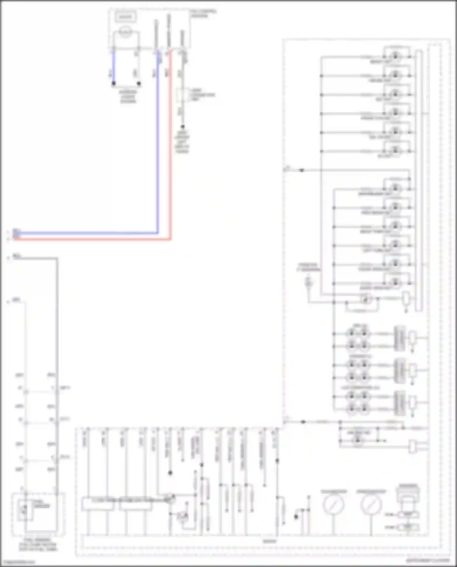 Wiring diagram right turn ind for Kia K5 I facelift (2013-2015) (4 of 4)