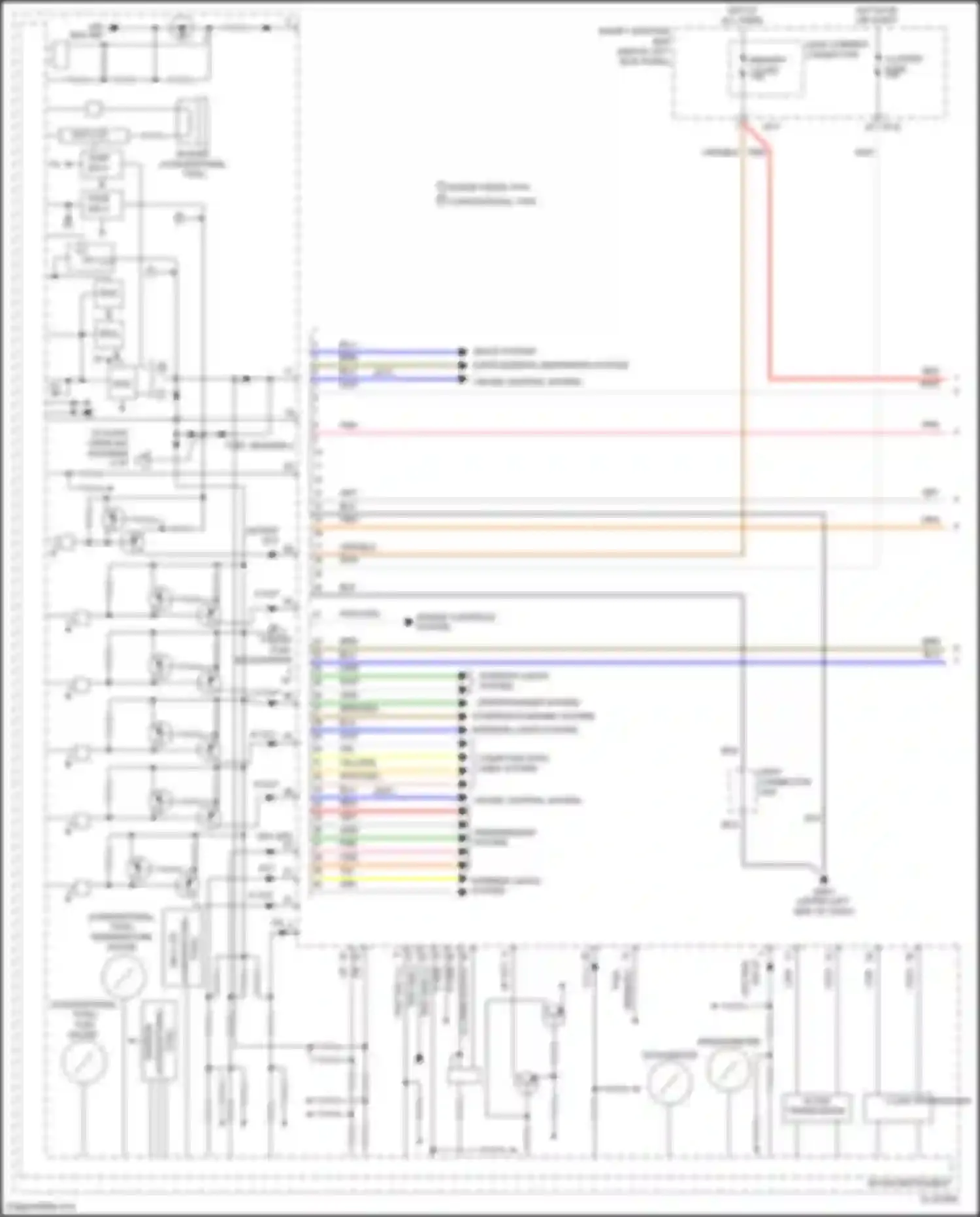 Wiring diagram seg ldc for Kia K5 I facelift (2013-2015) (1 of 2)