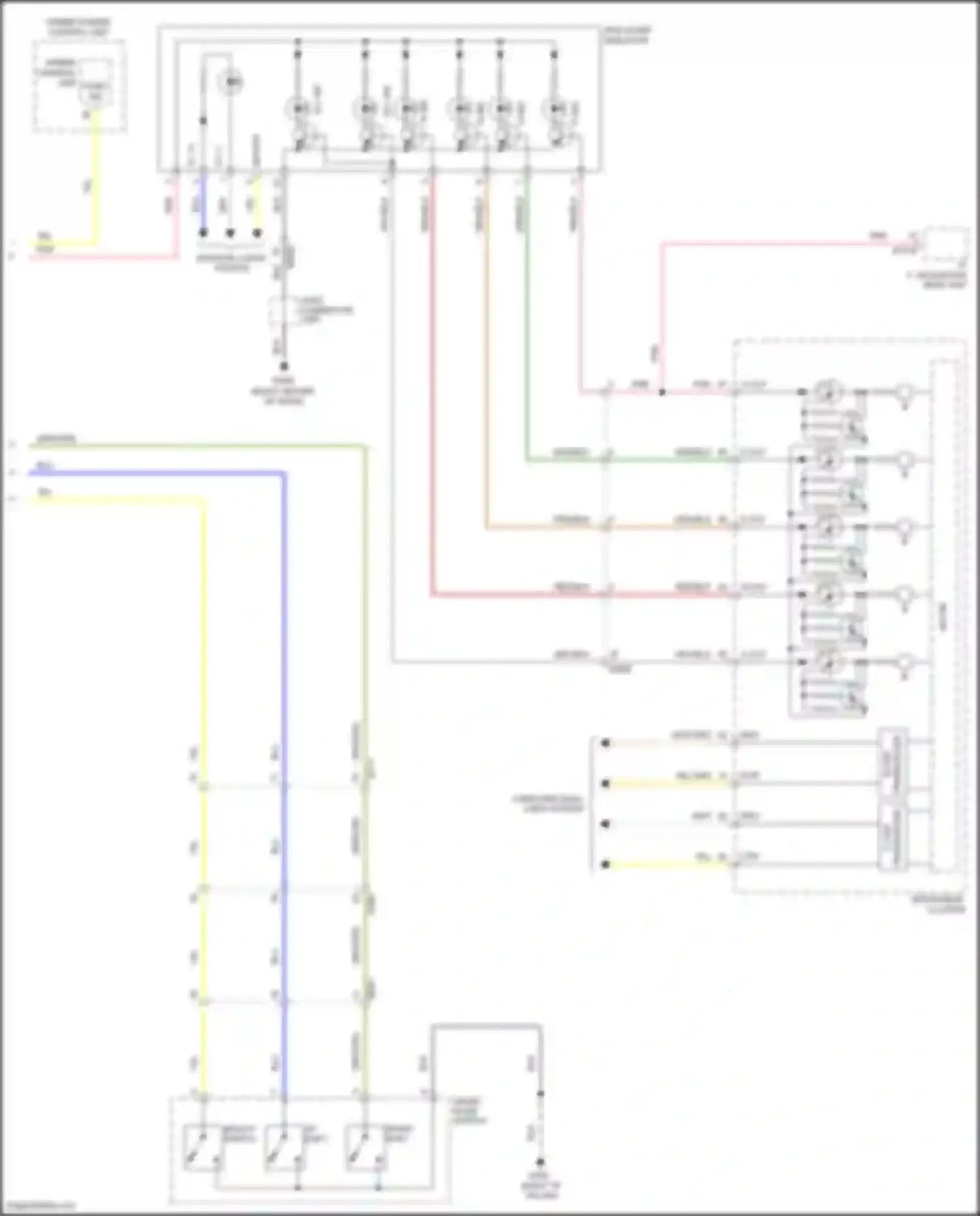 Wiring diagram hybrid control unit for Kia K5 I facelift (2013-2015)