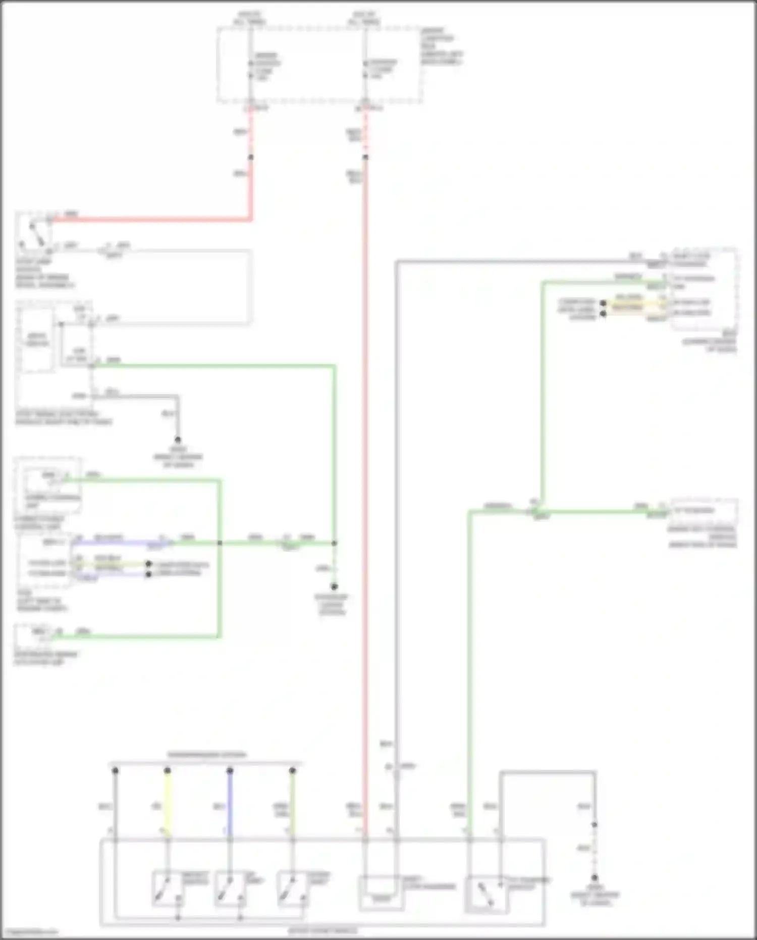 Wiring diagram stp lp sw for Kia K5 I facelift (2013-2015) (2 of 3)