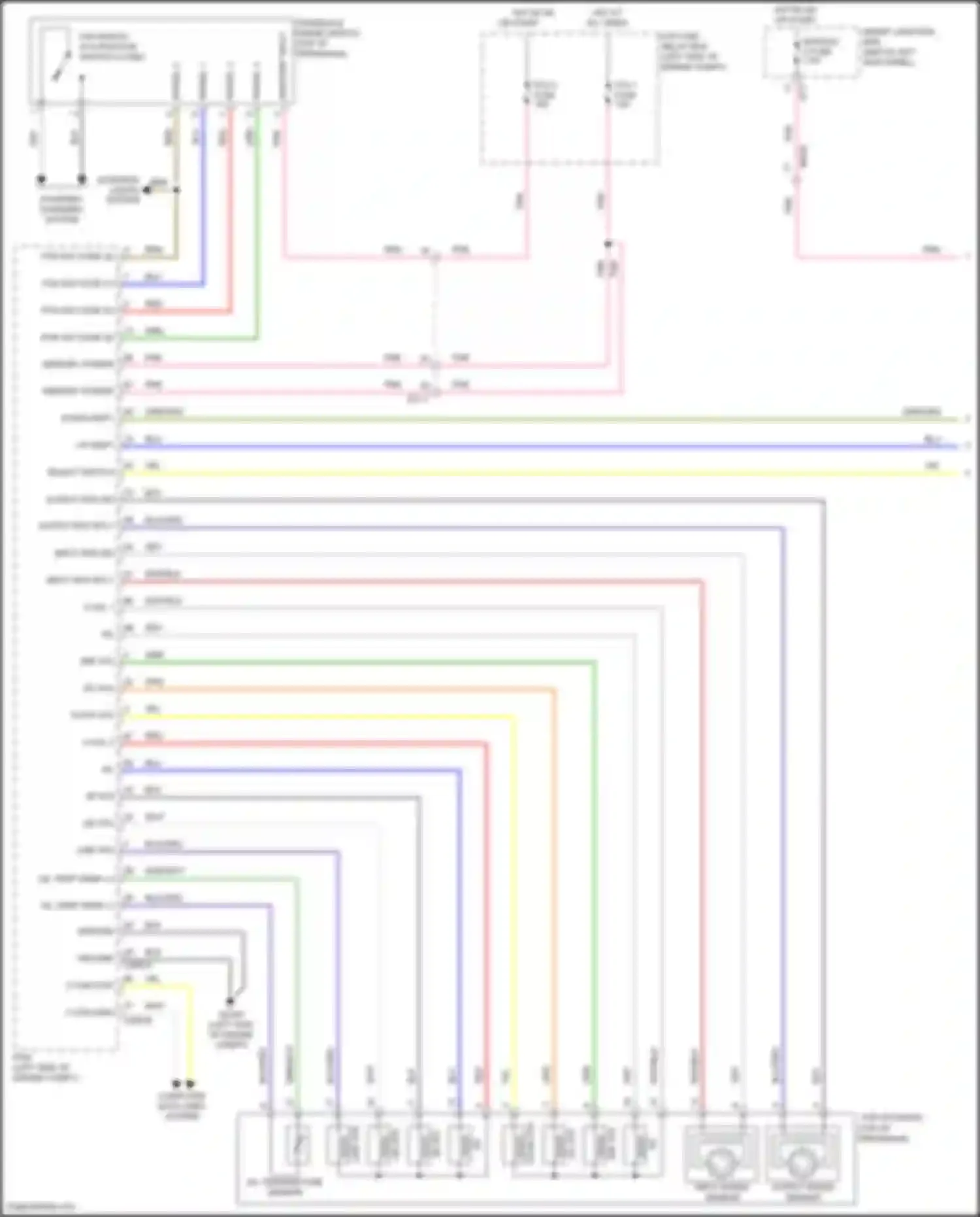 Wiring diagram tcu 1 fuse for Kia K5 I facelift (2013-2015) (3 of 8)