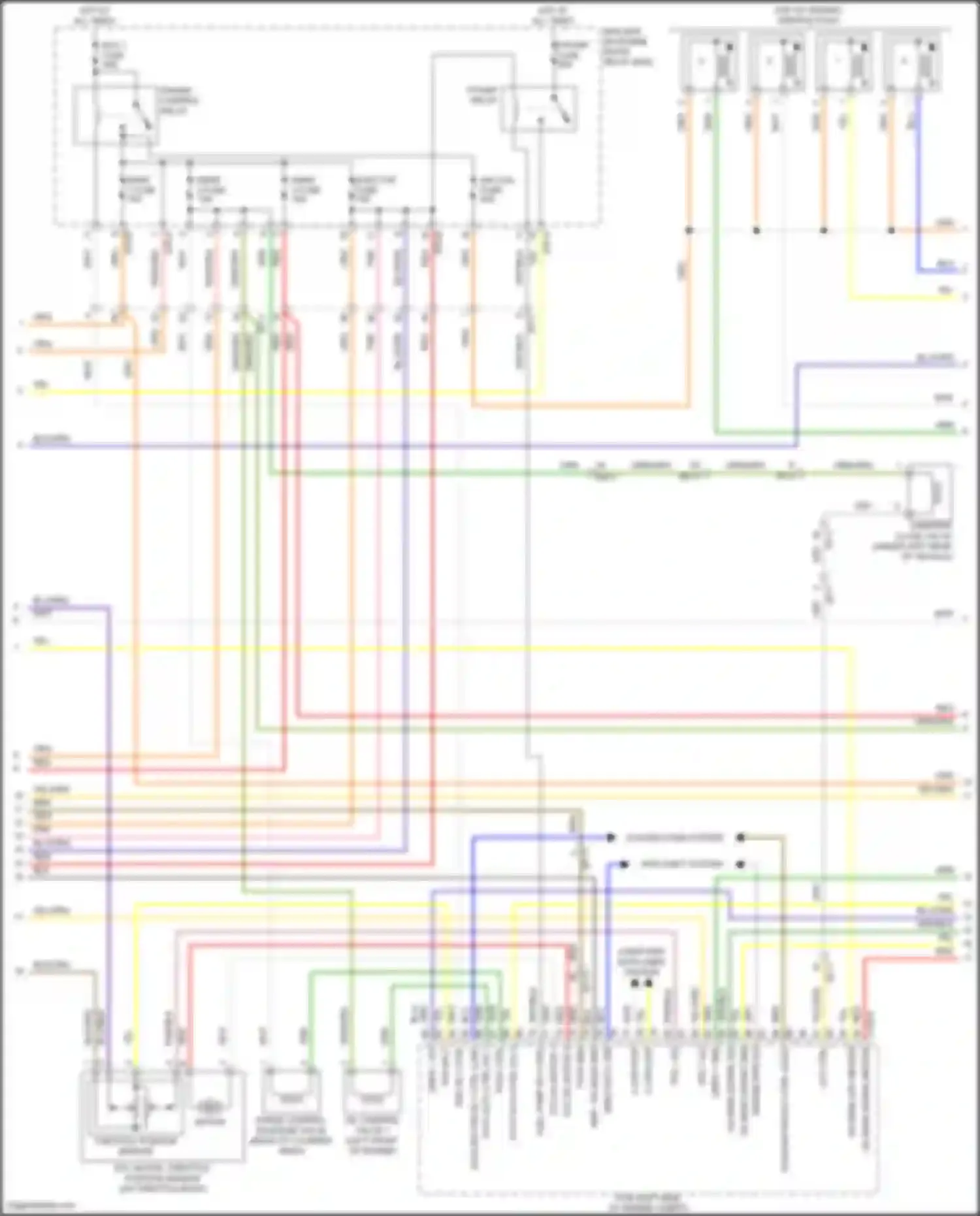 Wiring diagram pcsv ctrl for Kia K5 I facelift (2013-2015)