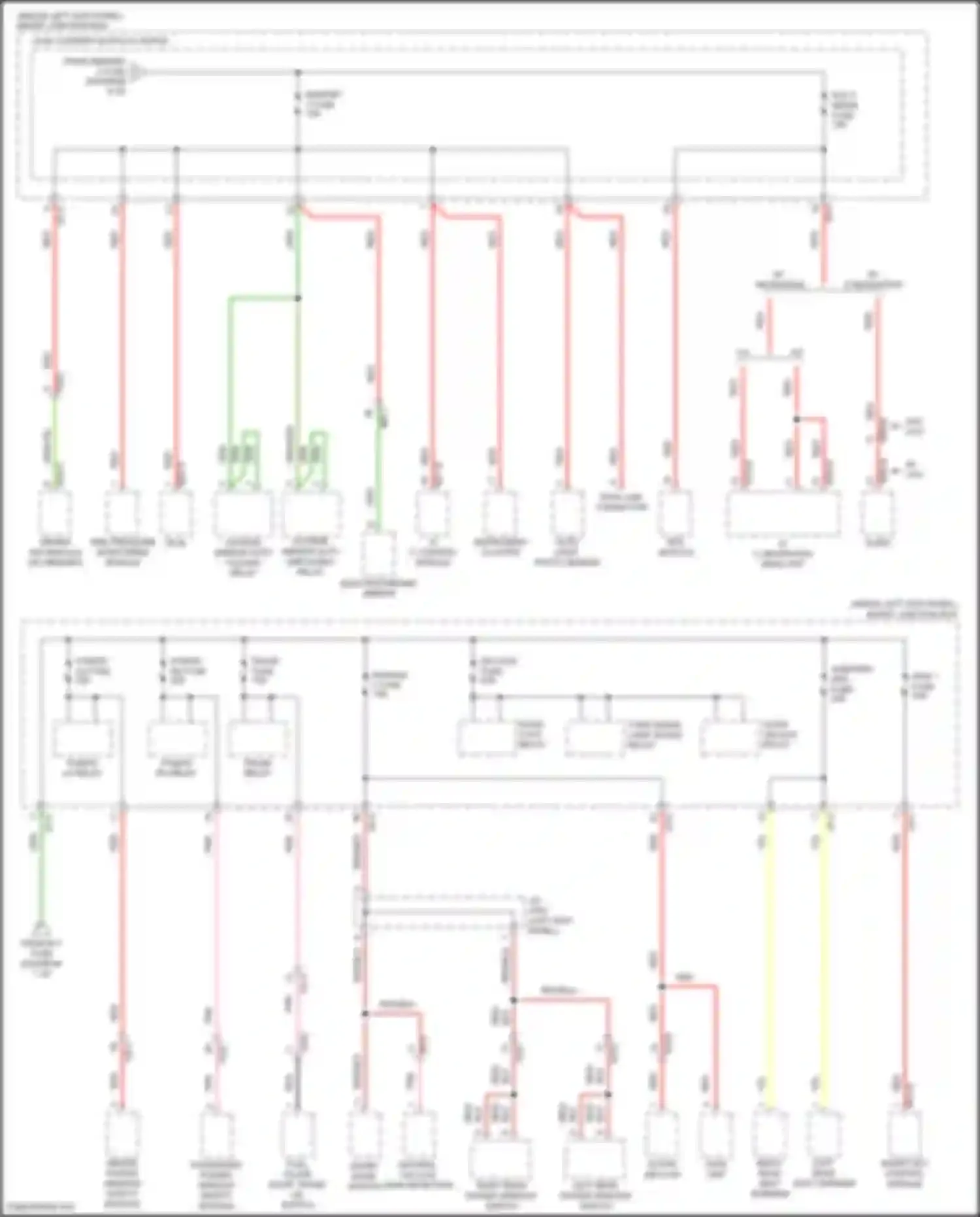 Wiring diagram trunk fuse for Kia K5 I facelift (2013-2015) (2 of 4)