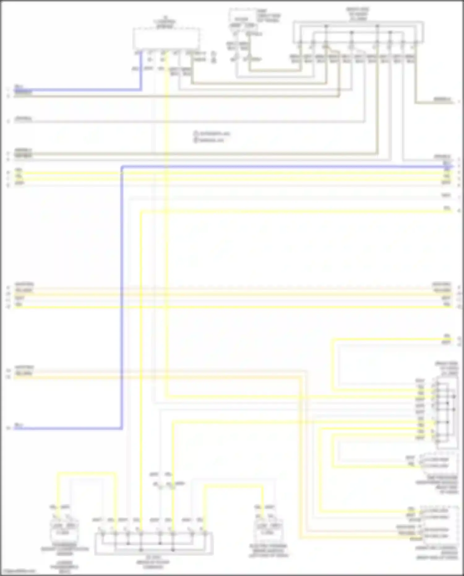 Wiring diagram passenger weight classification sensor for Kia K5 I facelift (2013-2015)