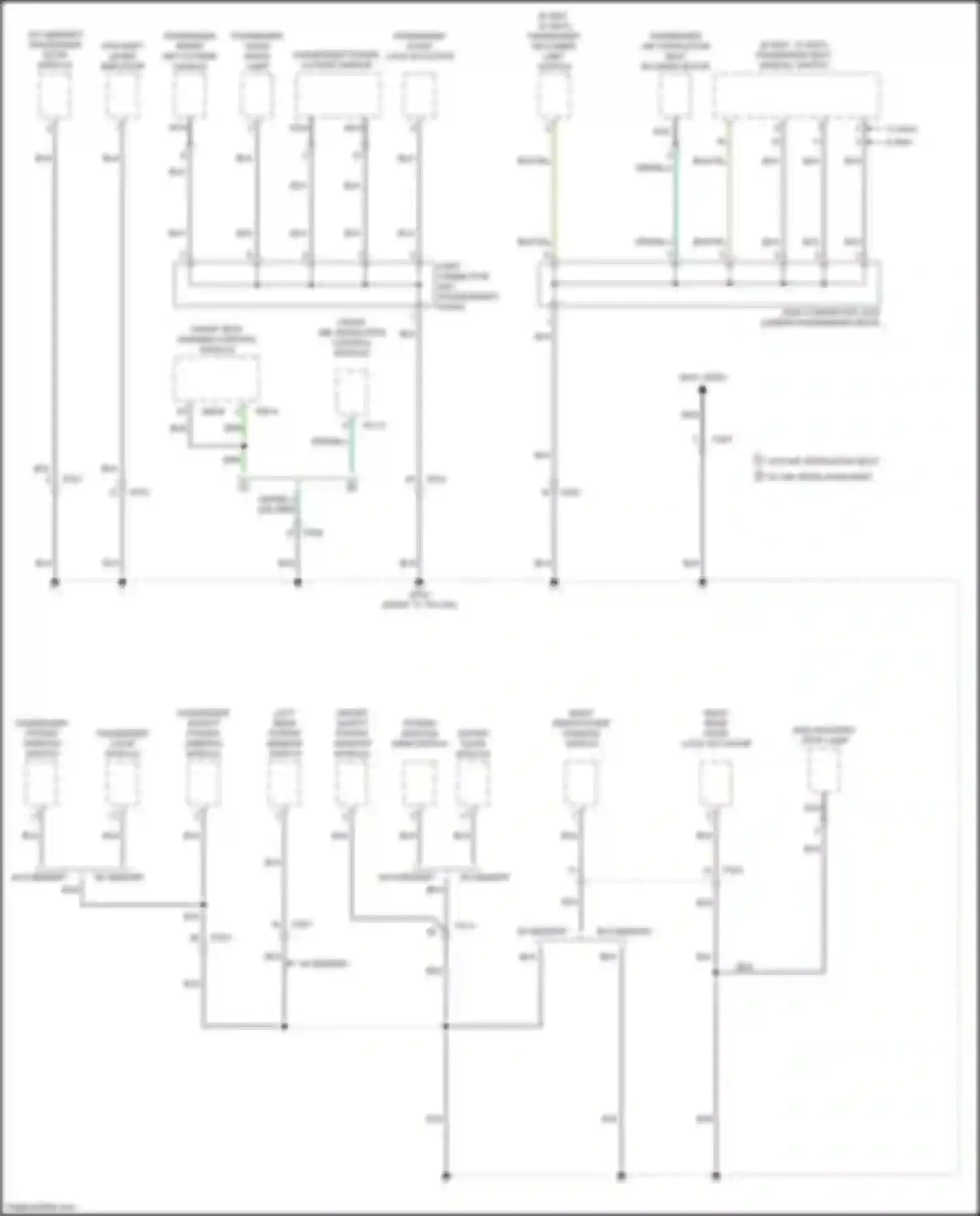Wiring diagram 10 way 8 way for Kia K5 II (2015-2020) (2 of 2)