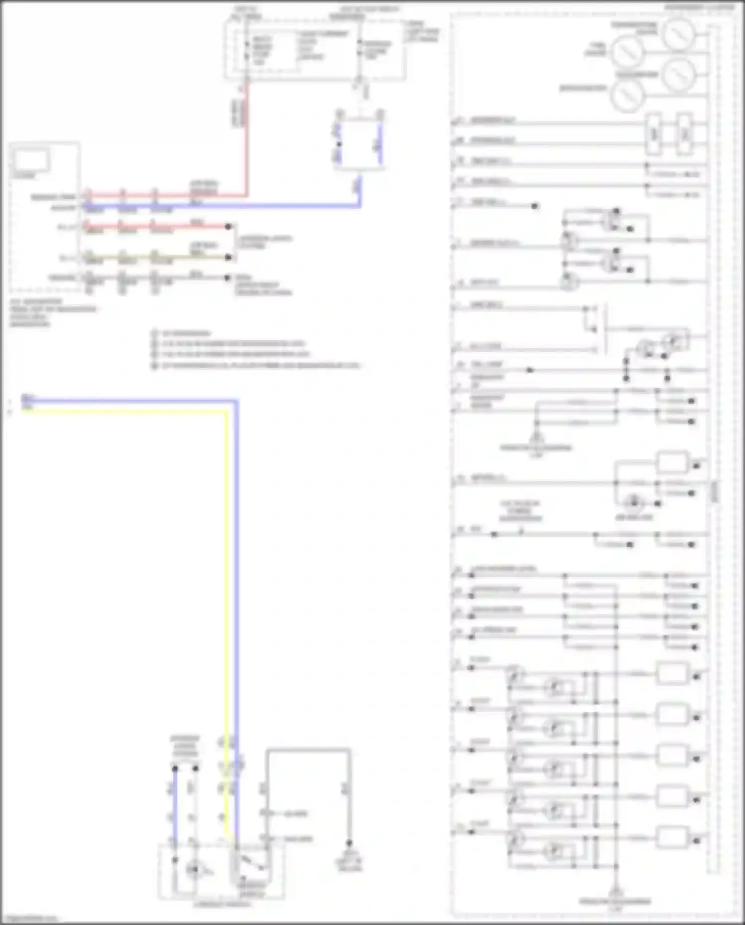 Wiring diagram 2.0l plug-in hybrid supervision for Kia K5 II (2015-2020) (2 of 2)