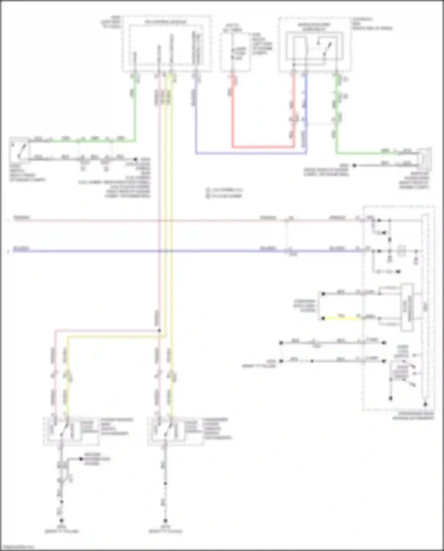 Wiring diagram 2.0l plug-in hybrid for Kia K5 II (2015-2020) (5 of 45)