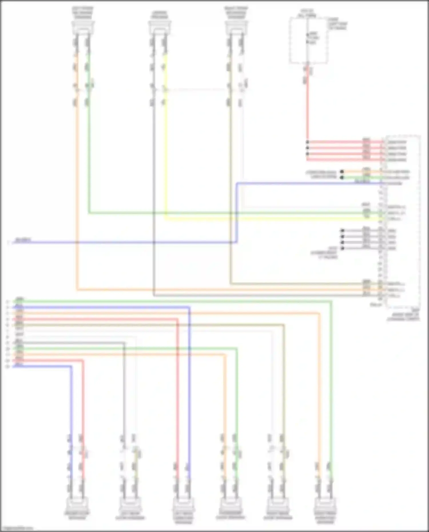 Wiring diagram amp fuse for Kia K5 II (2015-2020) (10 of 13)