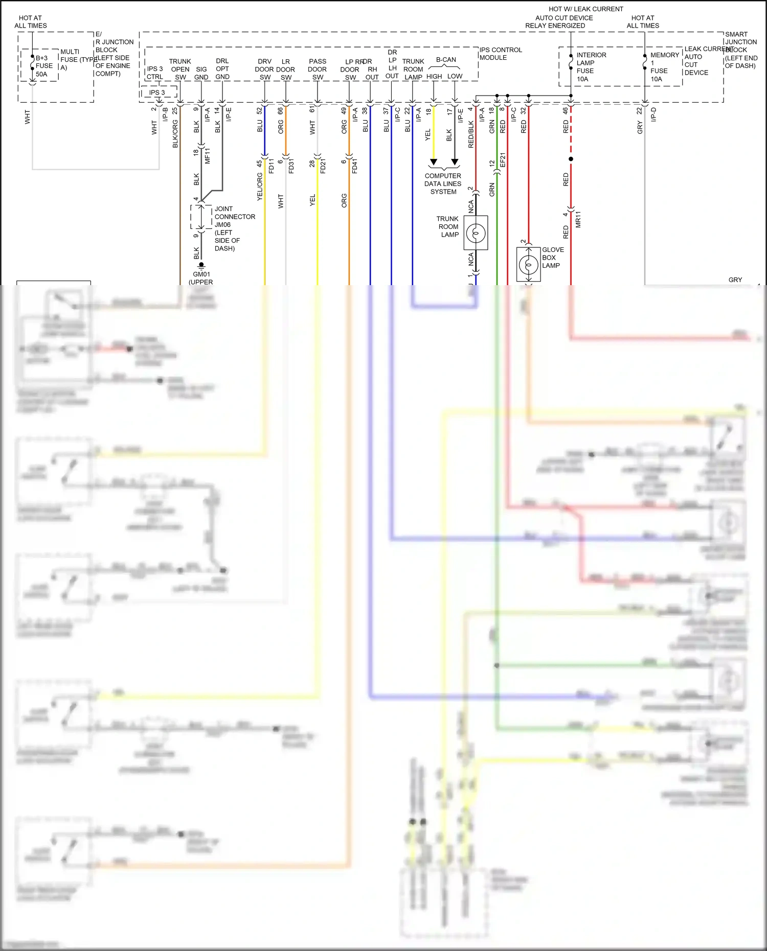 Kia K5 II (2015-2020) blu wiring diagram  (41 of 319)