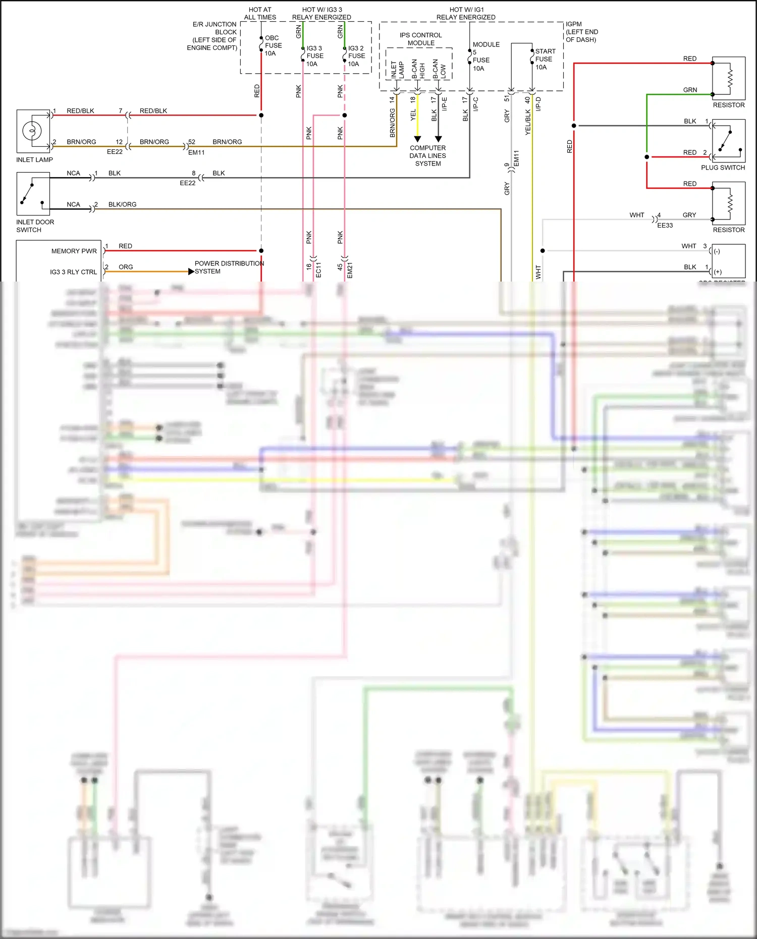 Kia K5 II (2015-2020) blu wiring diagram  (242 of 319)